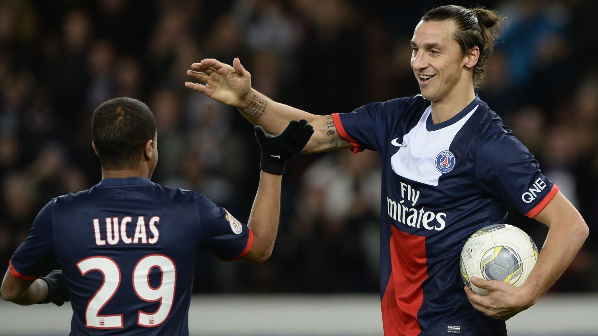 Zlatan Lucas Moura 2013-14