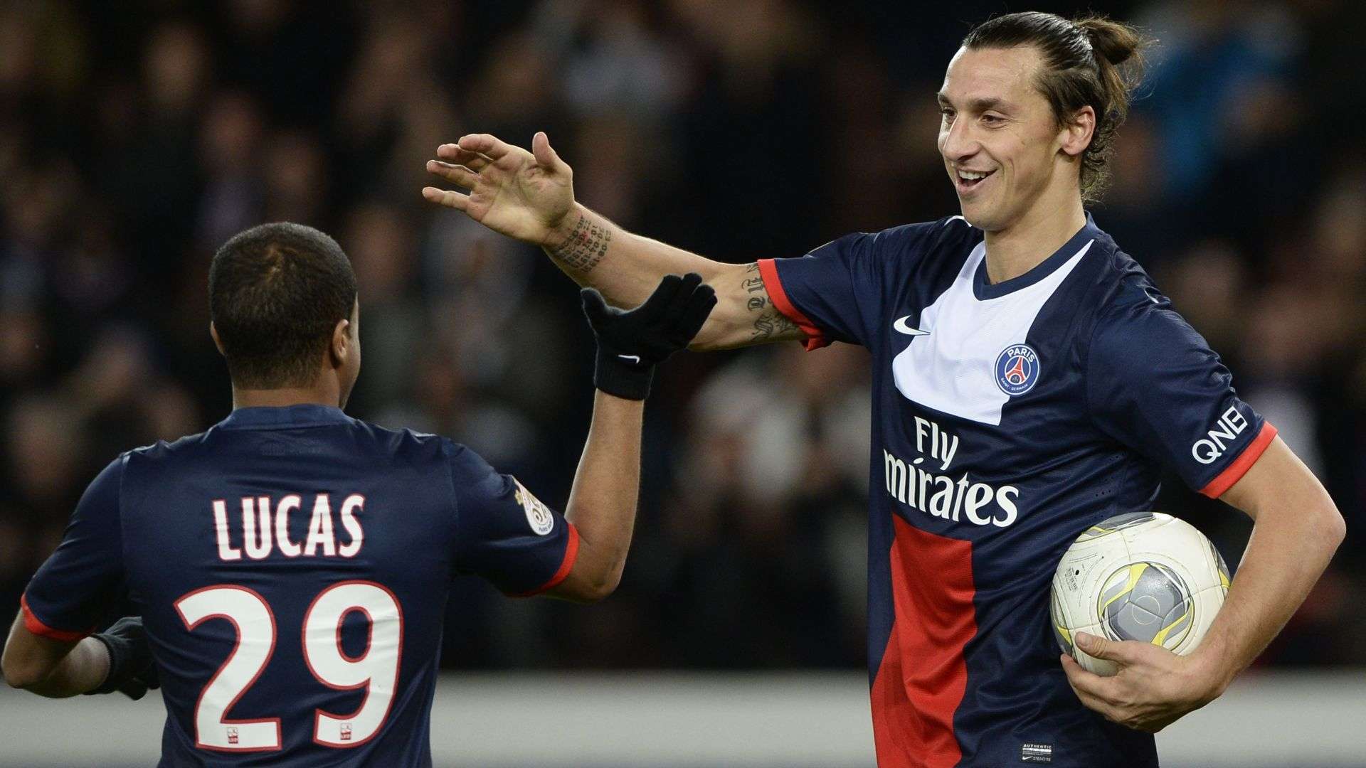 Zlatan Lucas Moura 2013-14