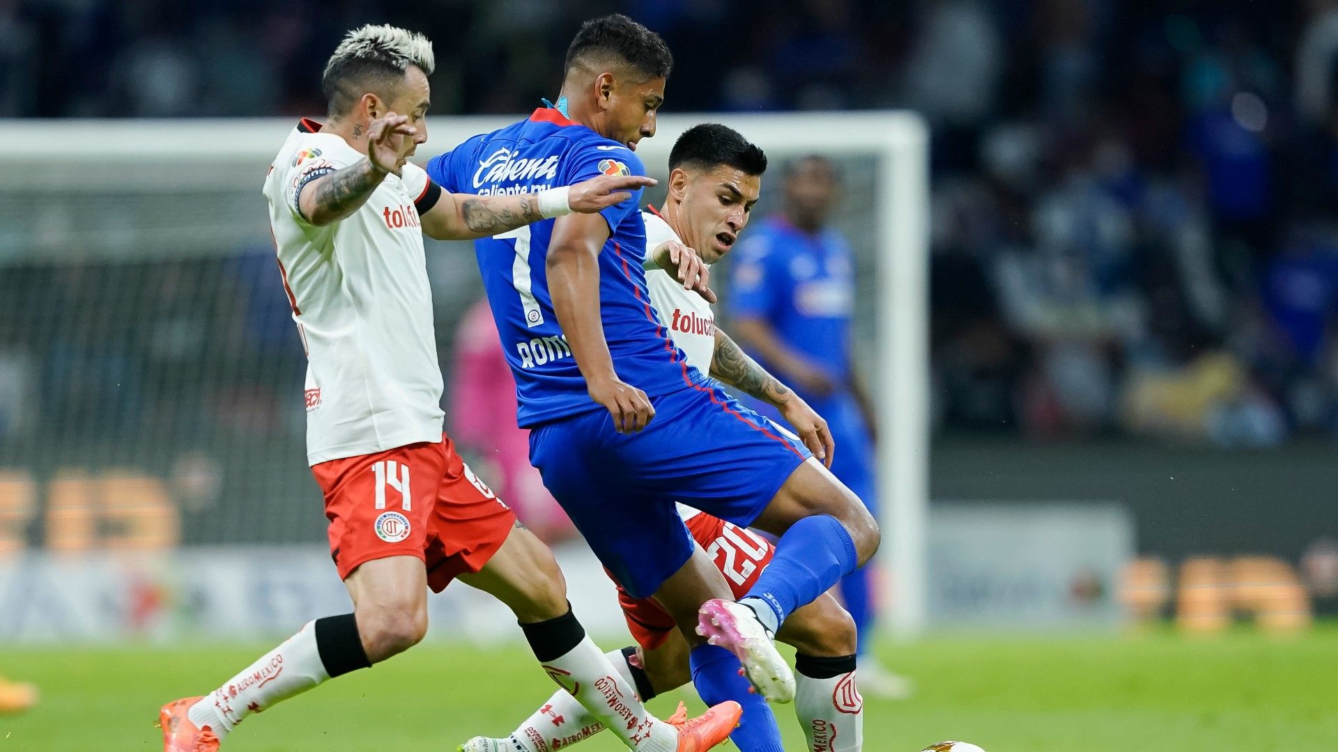 Luis Romo Rubens Sambueza Cruz Azul vs Toluca Guardianes 2021