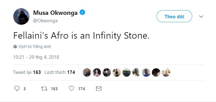 Fellaini's goal reaction