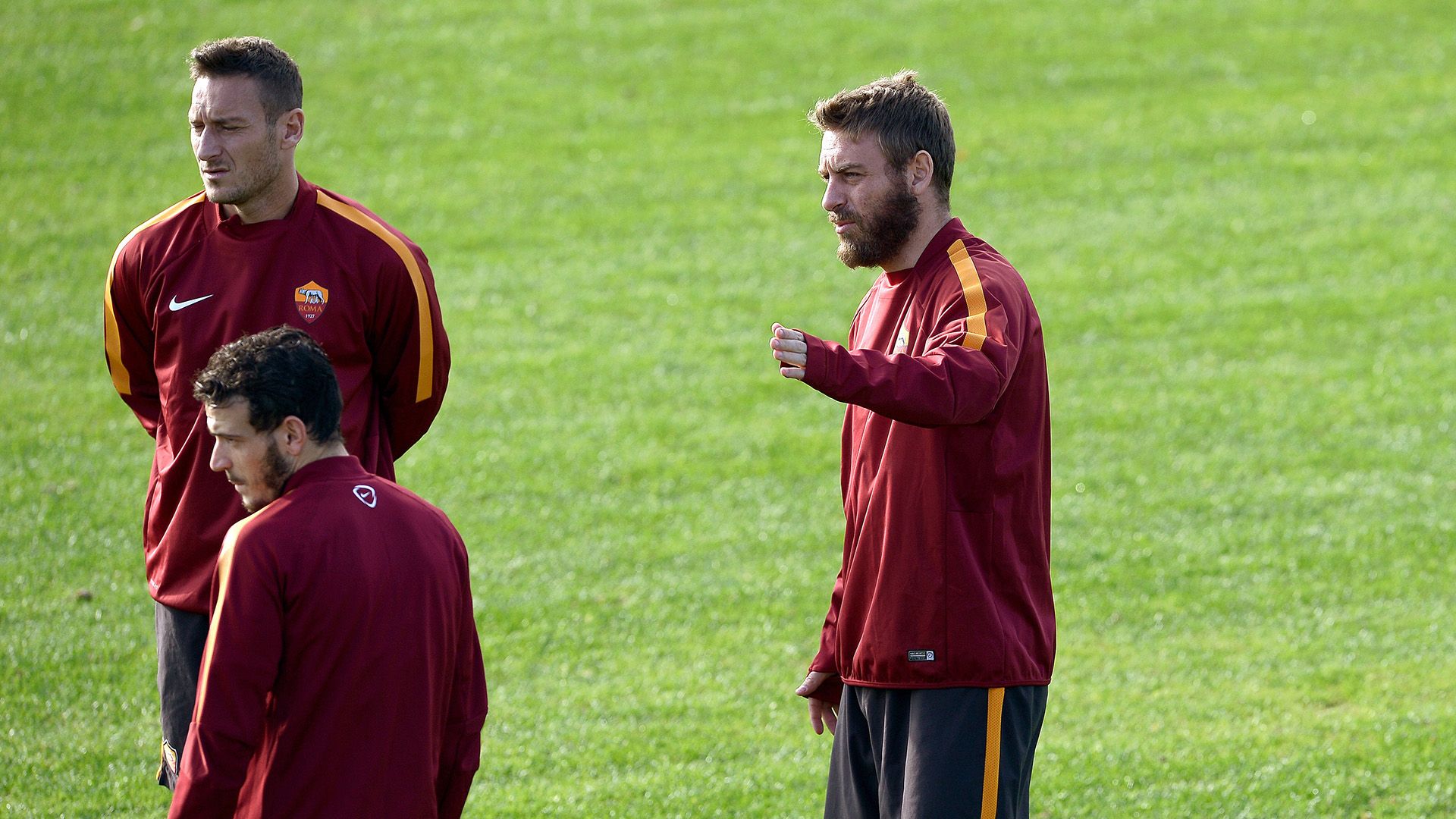 Francesco Totti Daniele De Rossi Alessandro Florenzi Roma