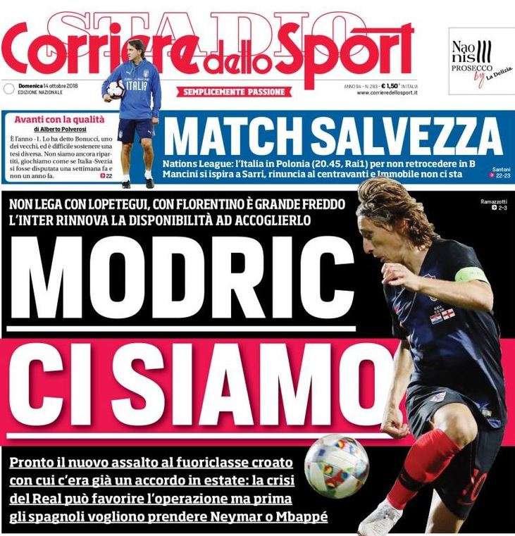Corriere dello Sport cover