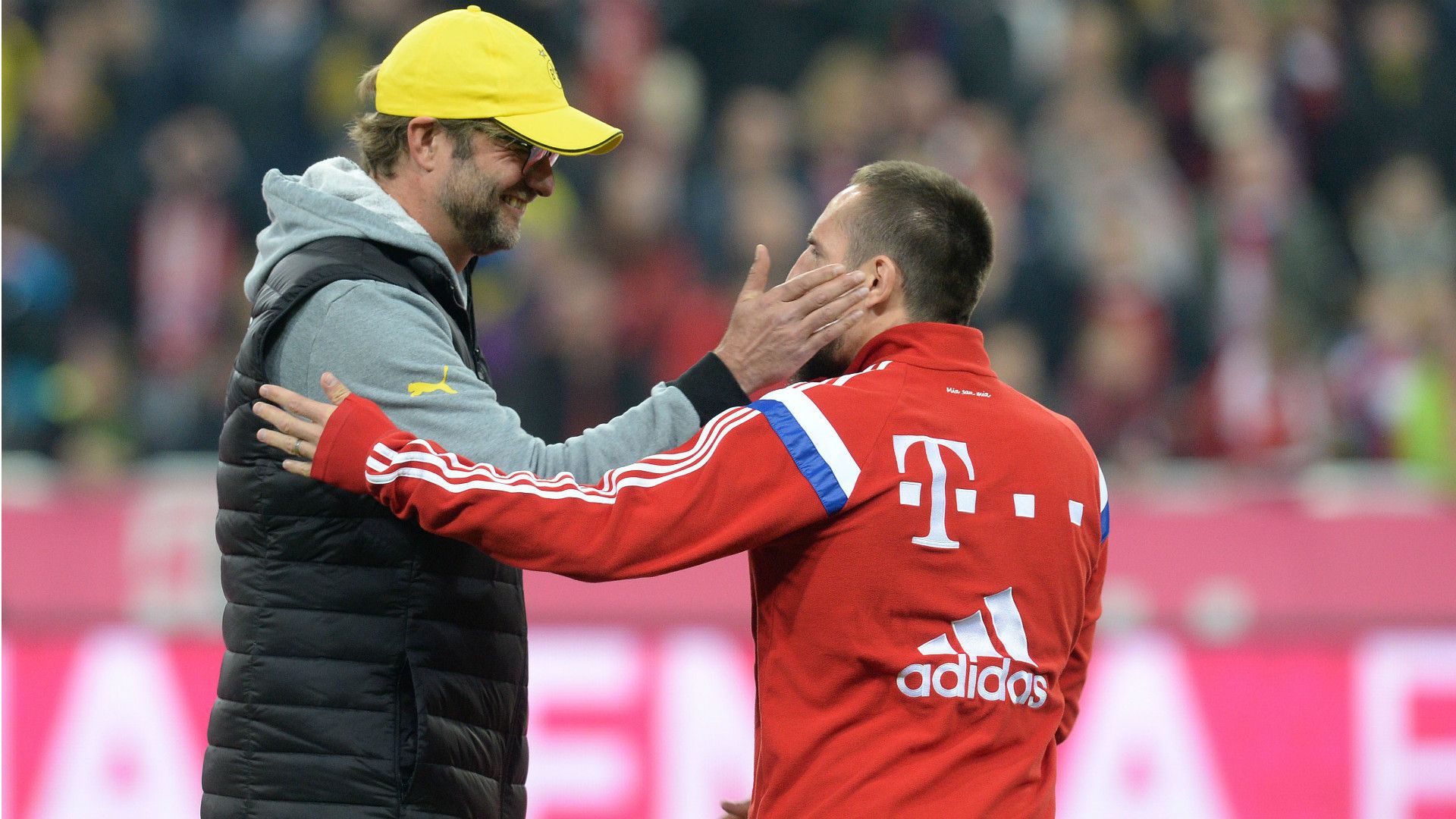 Jurgen Klopp Franck Ribery FC Bayern Munchen Borussia Dortmund Bundesliga 01112014