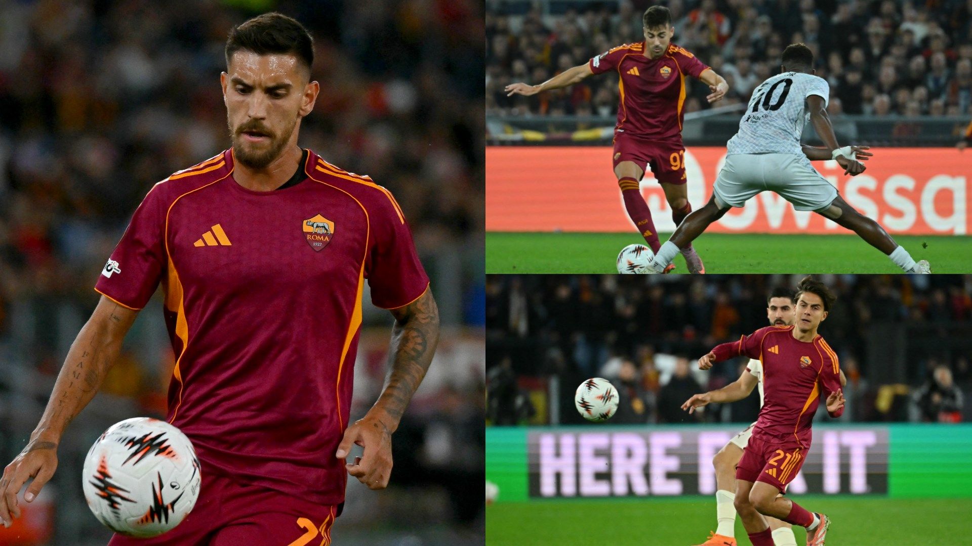 Pellegrini El Shaarawy Dybala Roma