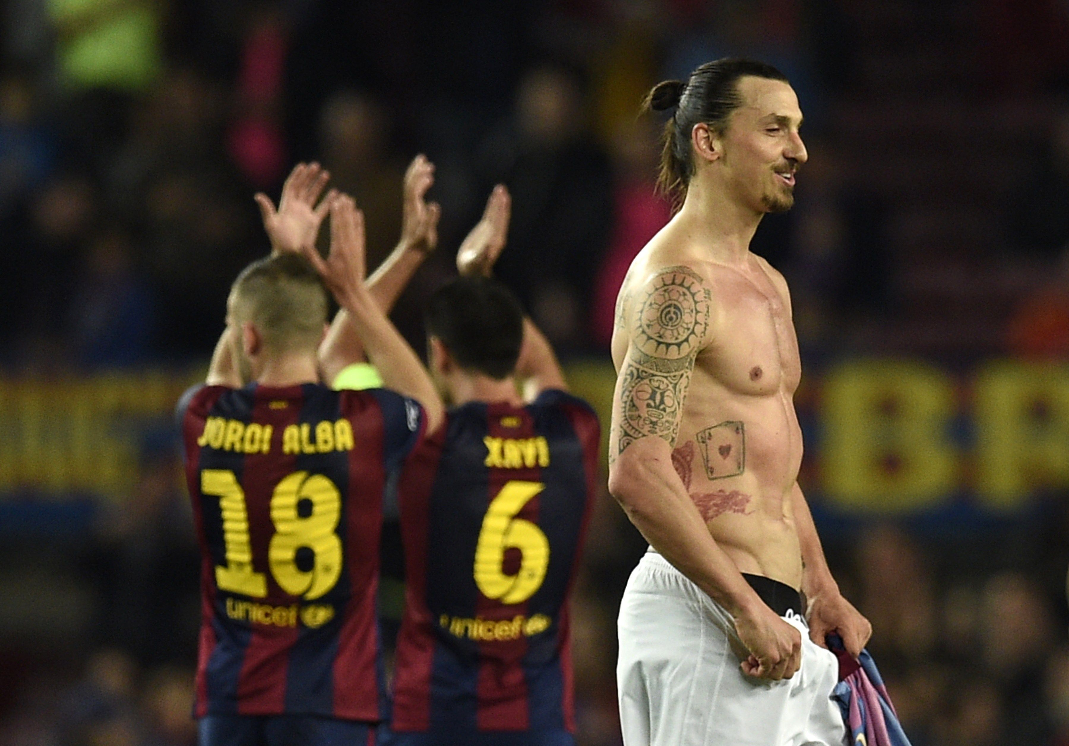 PSG Barcelona Ibrahimovic 2015