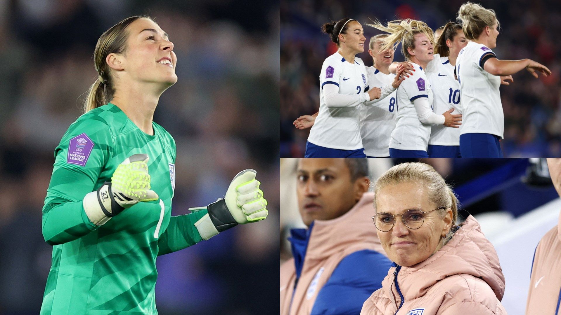 Mary Earps England women composite