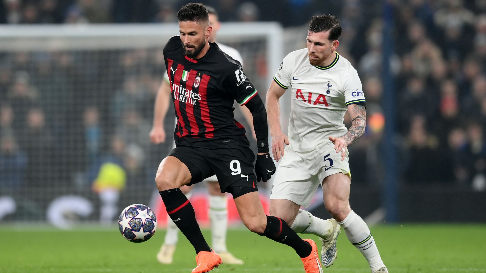 Olivier Giroud AC Milan Tottenham Champions League 2022-23