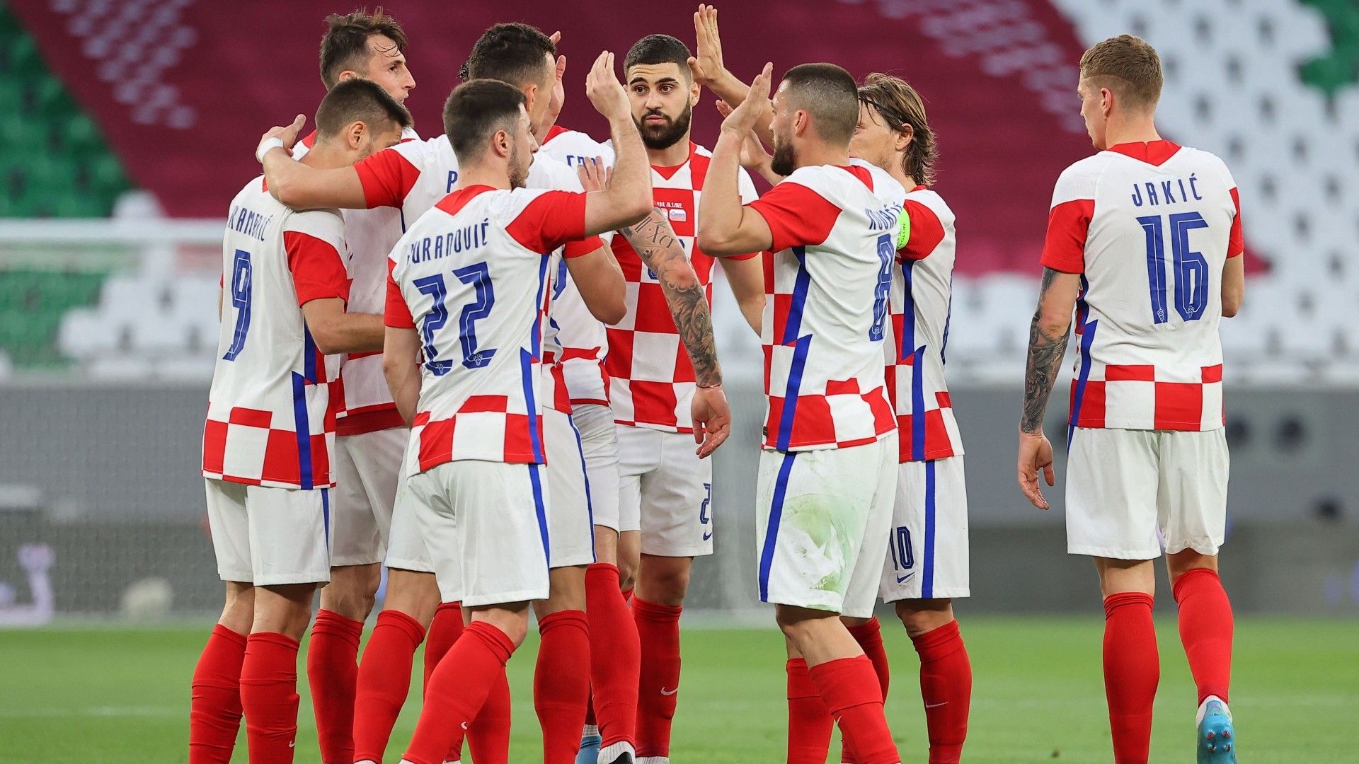 Croatia celebrate