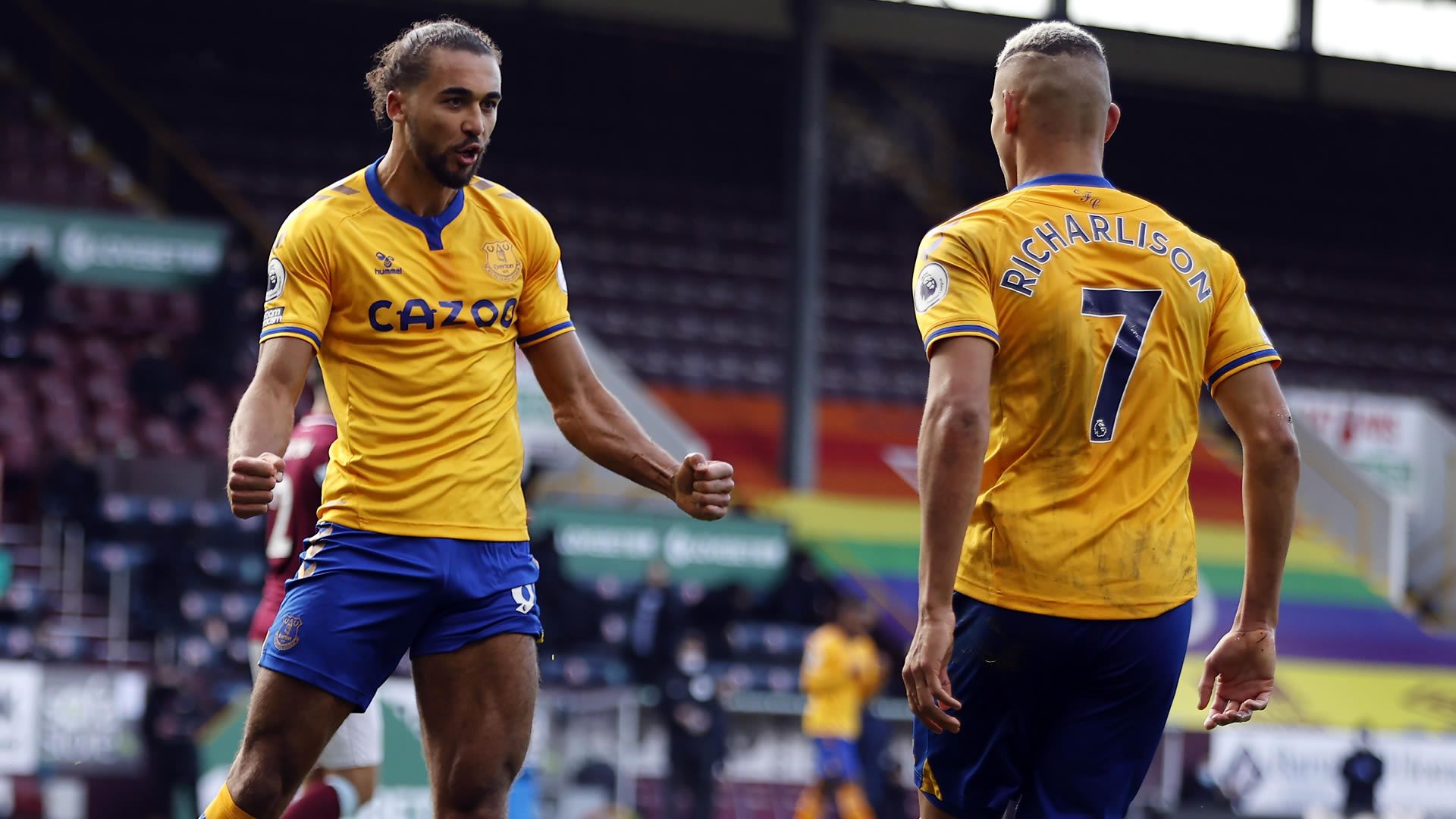 Burnley Everton Calvert Lewin Richarlison Premier League 2020