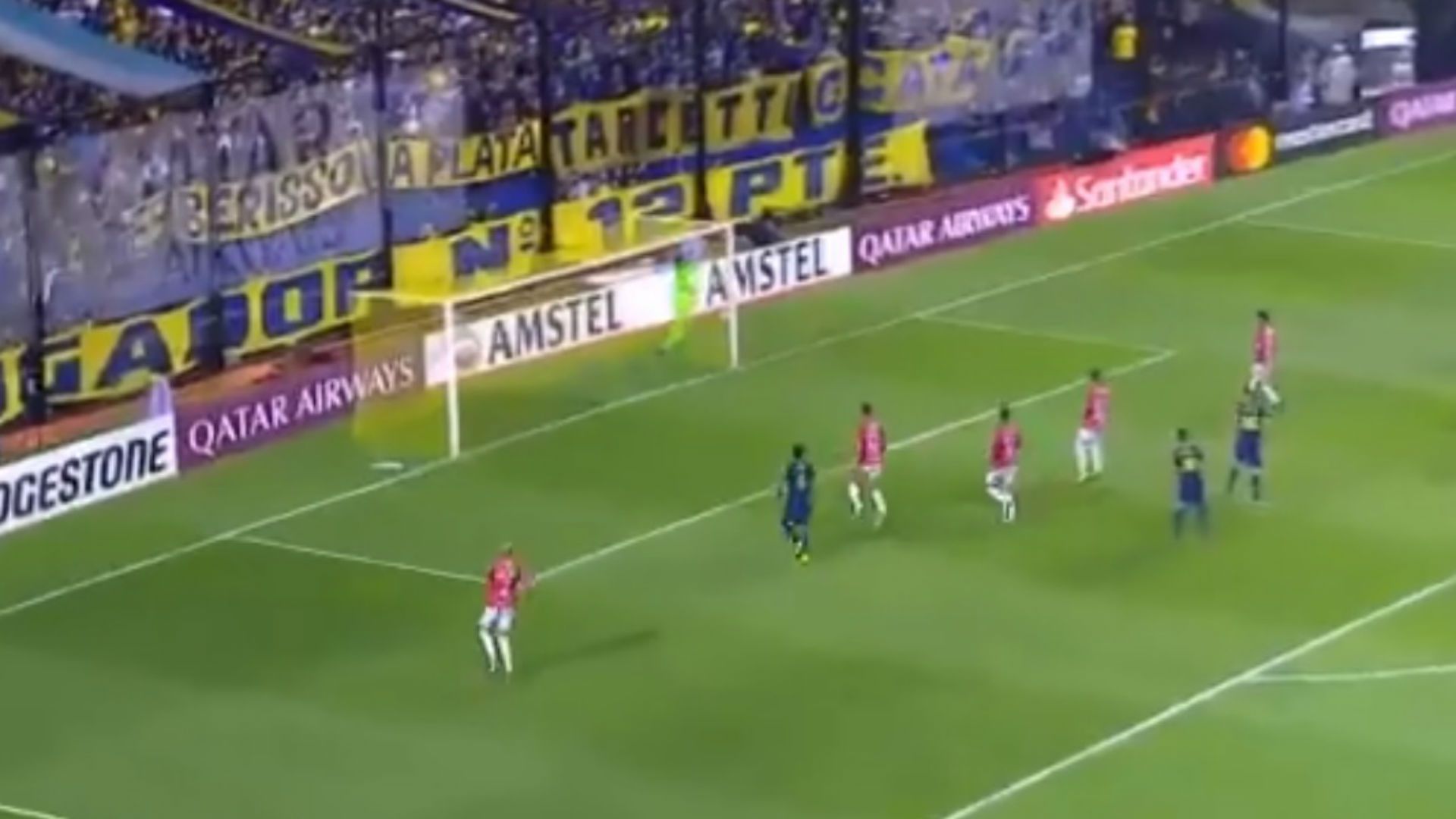 Captura TV Atajada Andrada Boca Wilstermann Copa Libertadores 10042018
