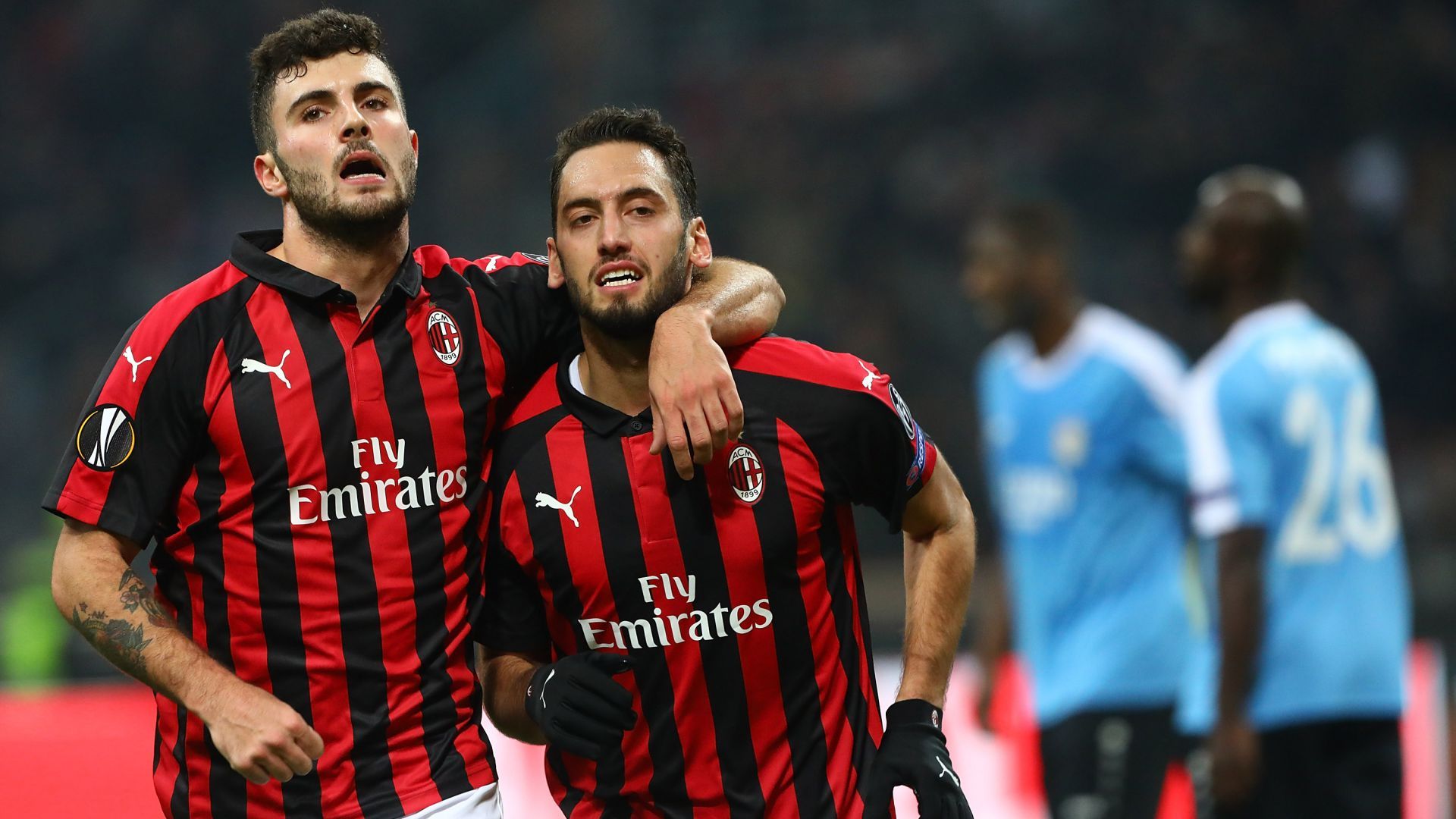 Patrick Cutrone Hakan Calhanoglu Milan Dudelange