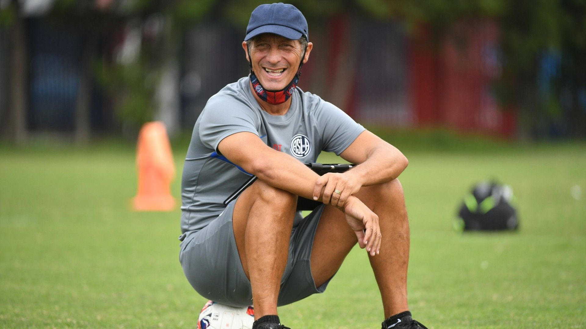 Pedro Troglio San Lorenzo Entrenamiento 24012022
