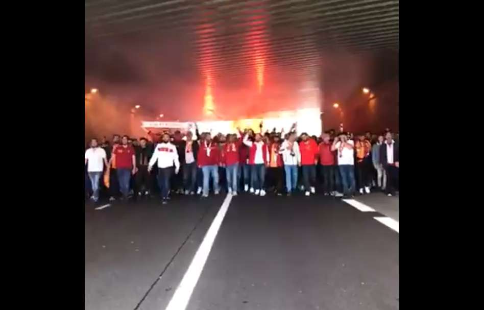 Galatasaray fans Brugges 2019