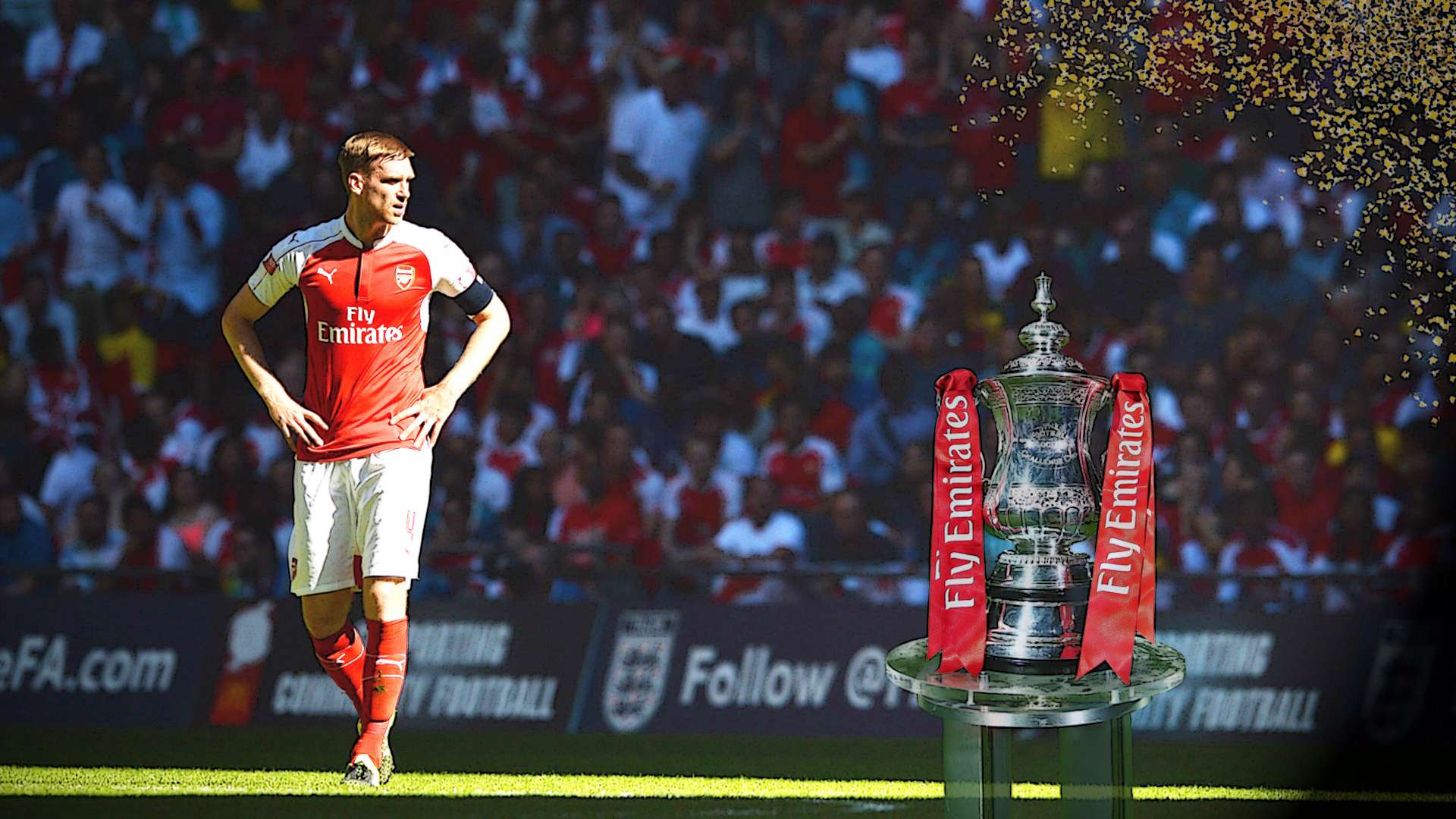 GFX Per Mertesacker Arsenal FA Cup #1