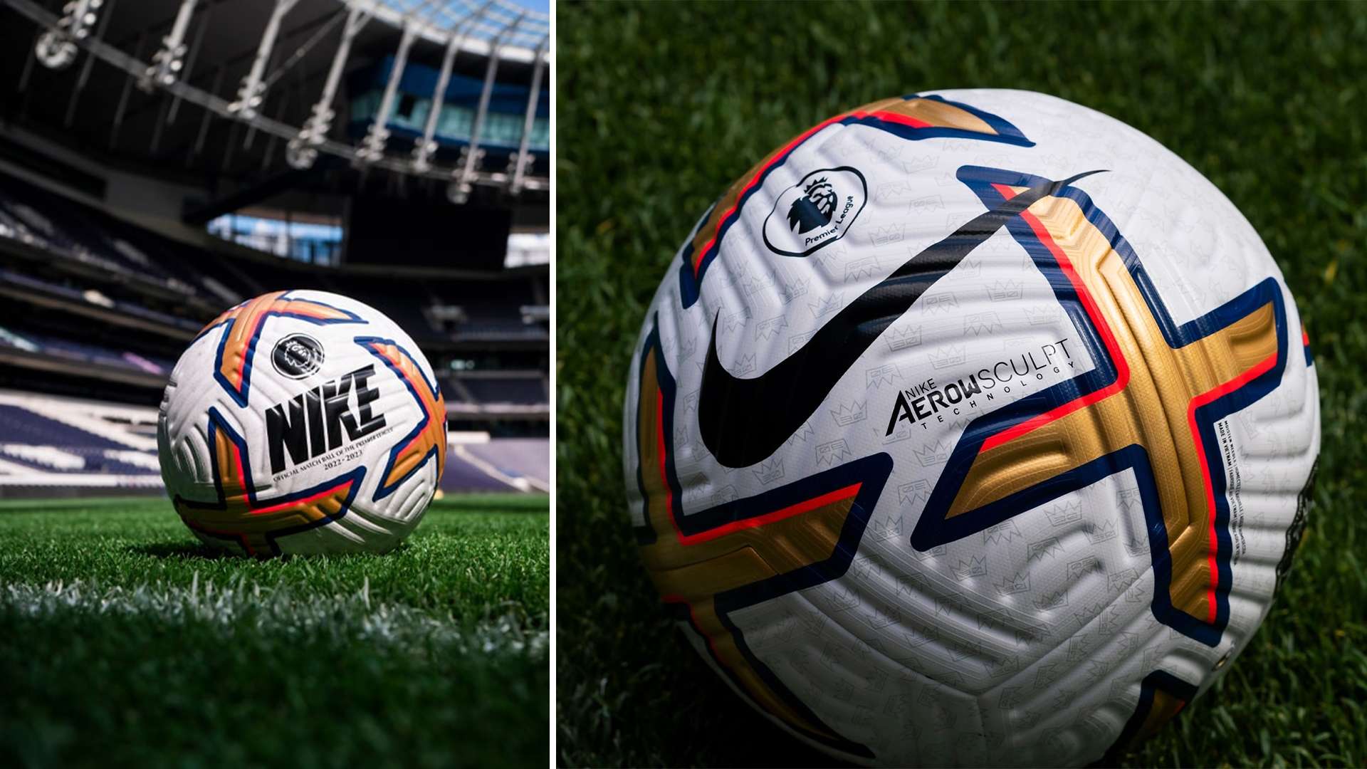 Premier League ball 2022-23 split