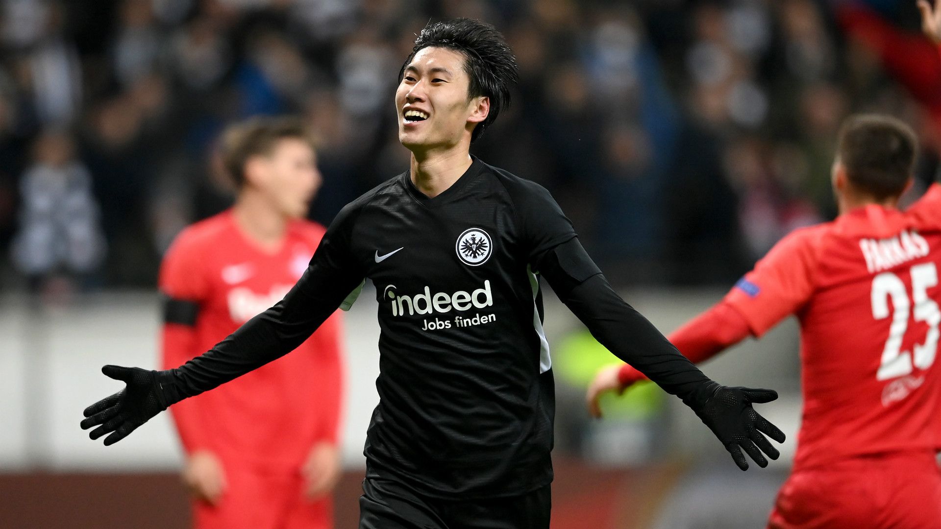 DAICHI KAMADA EINTRACHT FRANKFURT EUROPA LEAGUE 20022020
