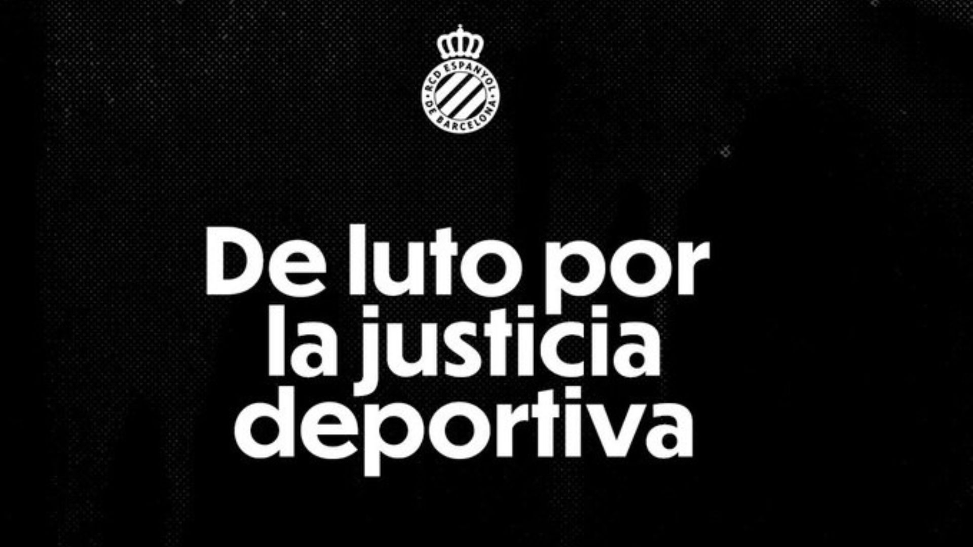 Espanyol campaña de luto