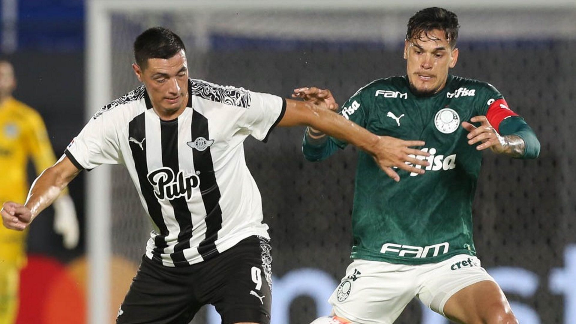 Oscar Cardozo Gustavo Gomez Palmeiras Libertad Libertadores 08 12 2020