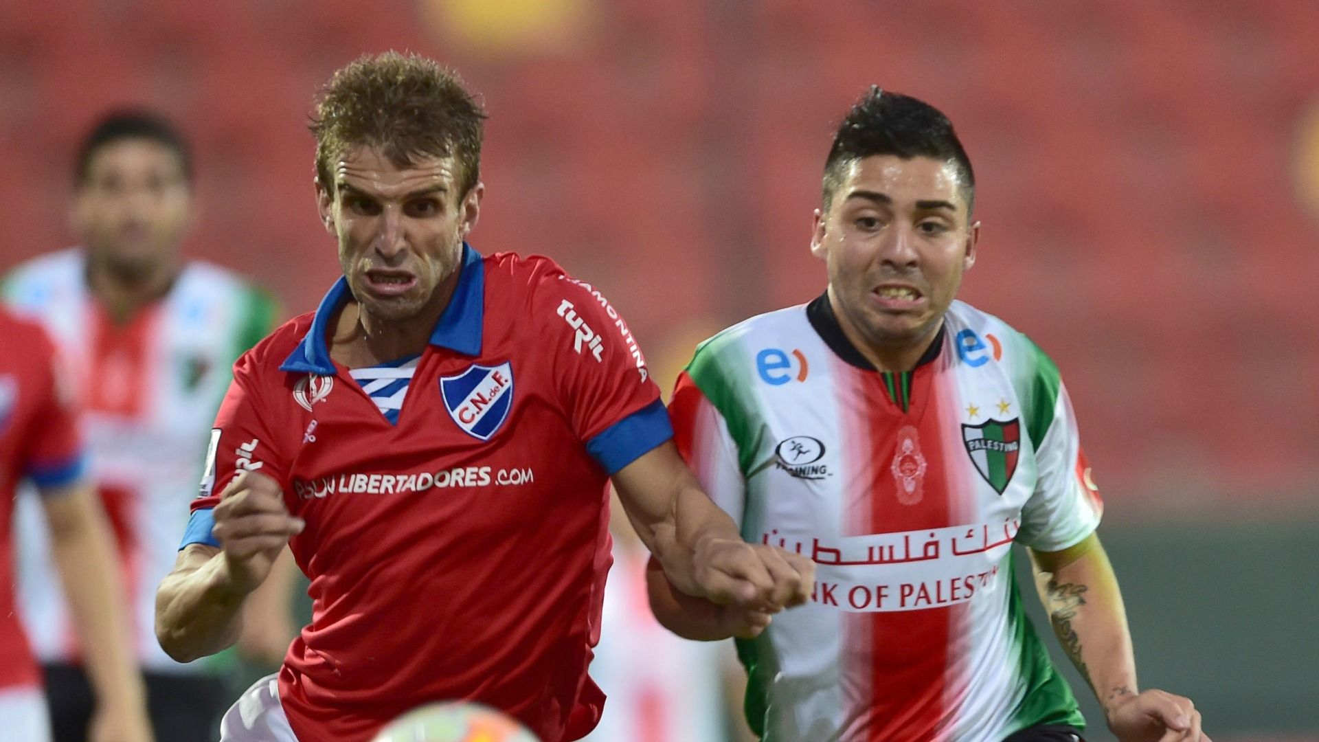César Valenzuela Iván Alonso Nacional Palestino Libertadores 2015