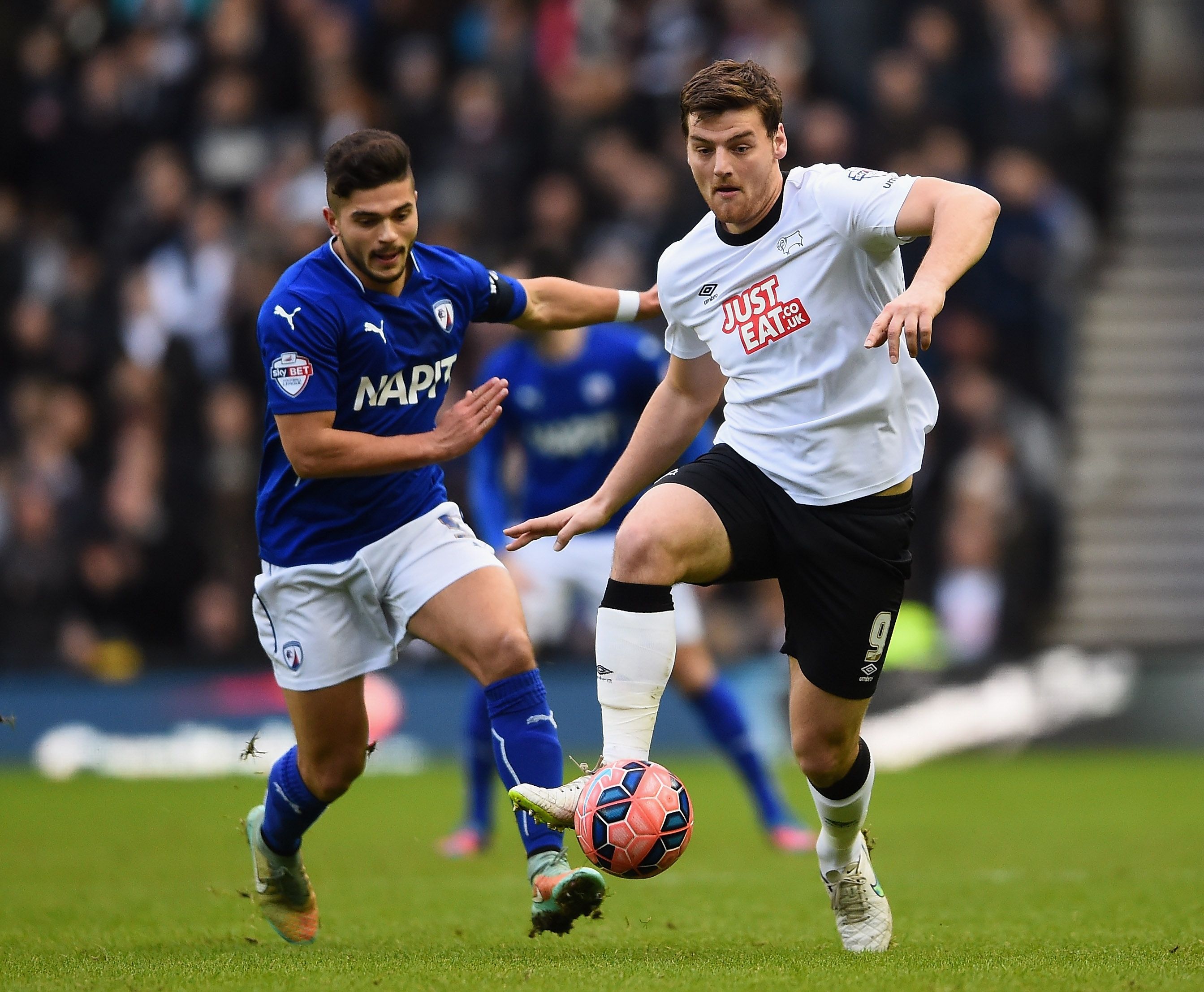 Chris Martin Derby County Sam Morsy Chesterfield