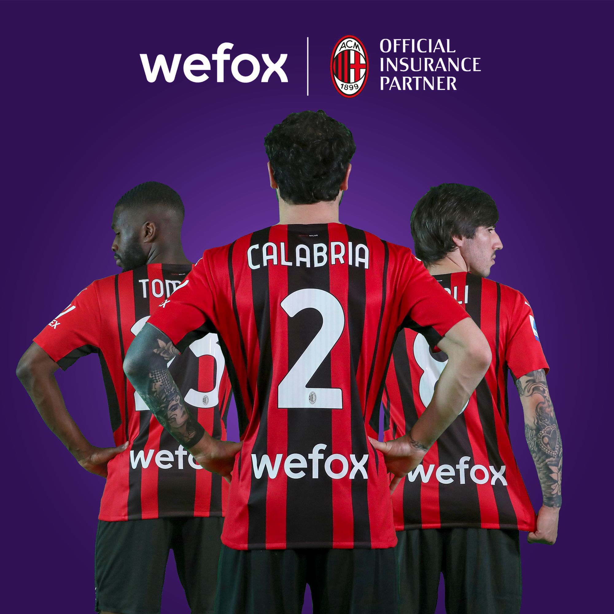Milan new back sponsor wefox