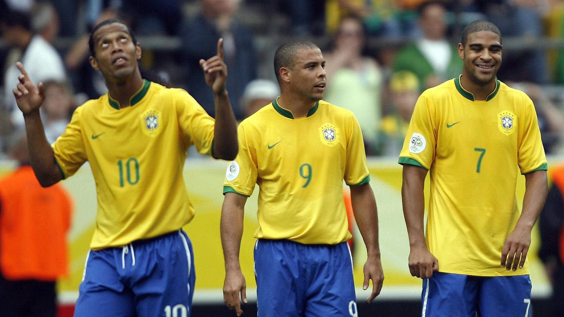 Brasil 2006 Ronaldinho Ronaldo Nazario Adriano