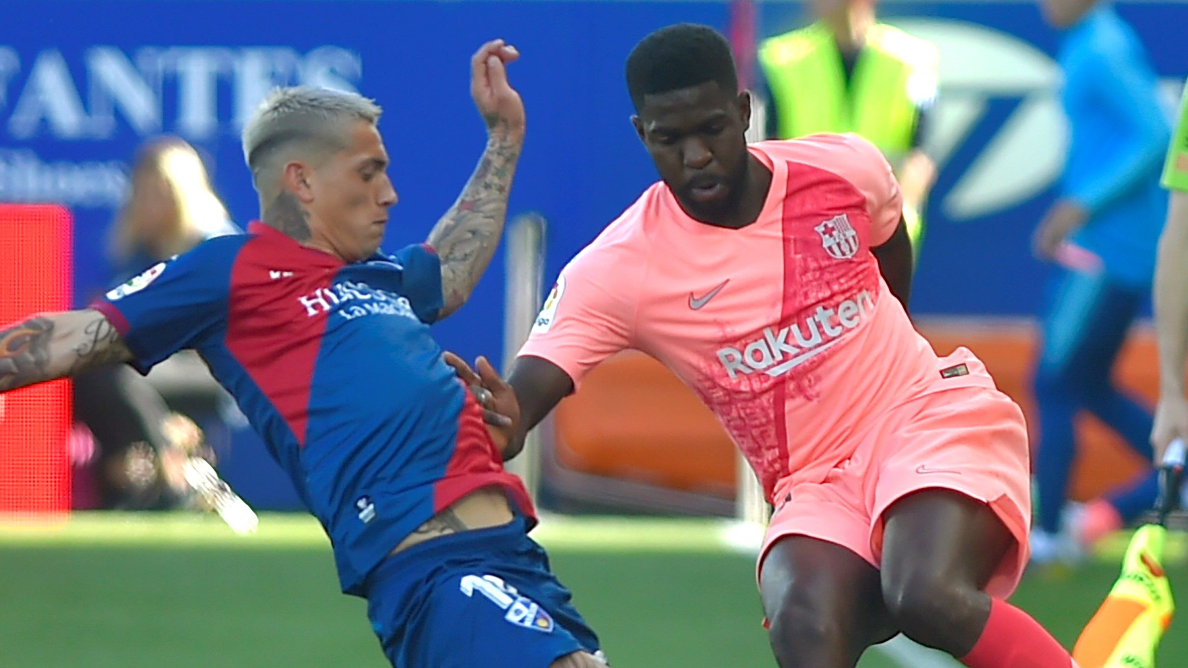 Samuel Umtiti Chimy Avila Huesca Barcelona LaLiga 13042019