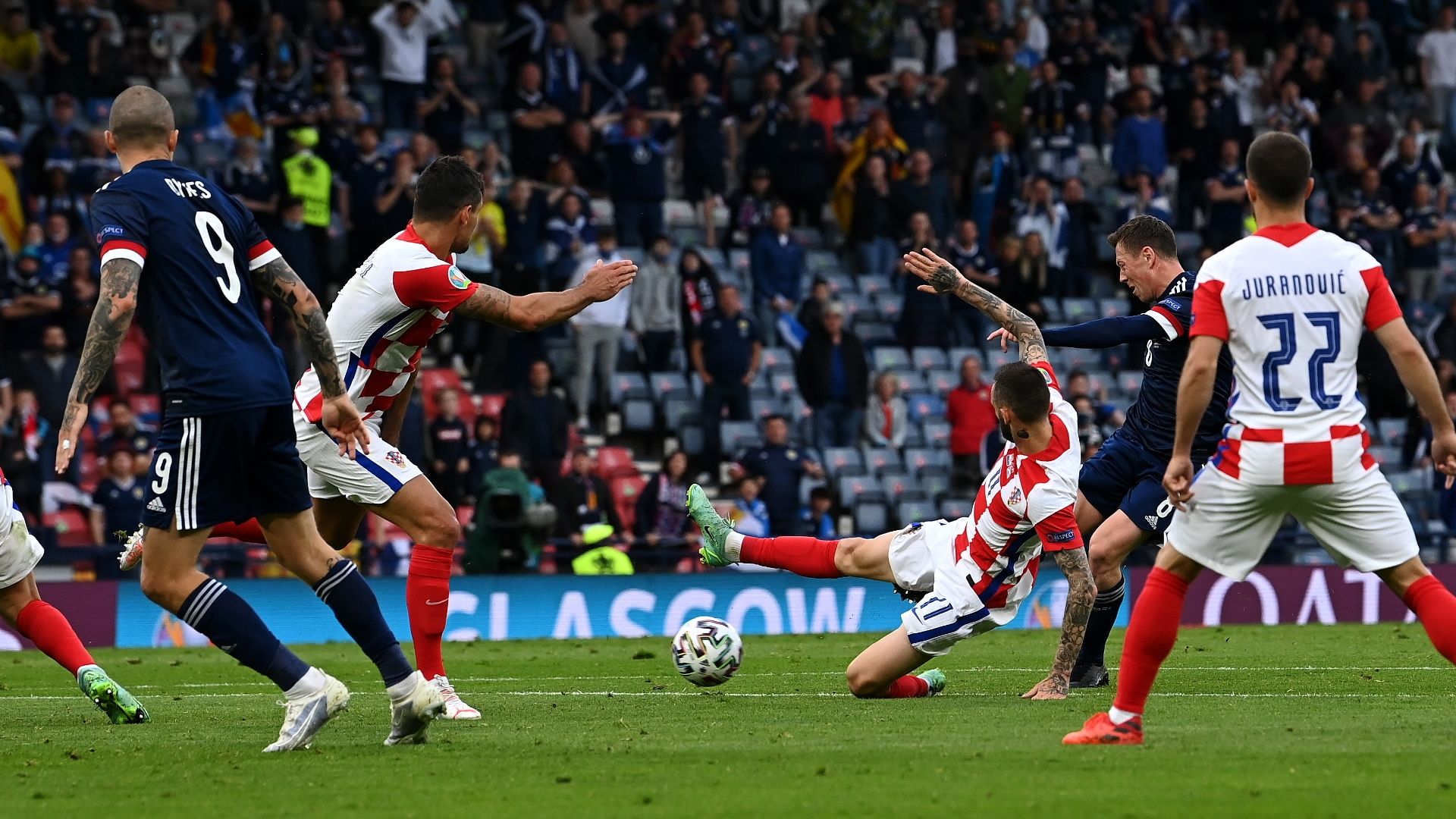 McGregor goal, Croatia vs Scotland