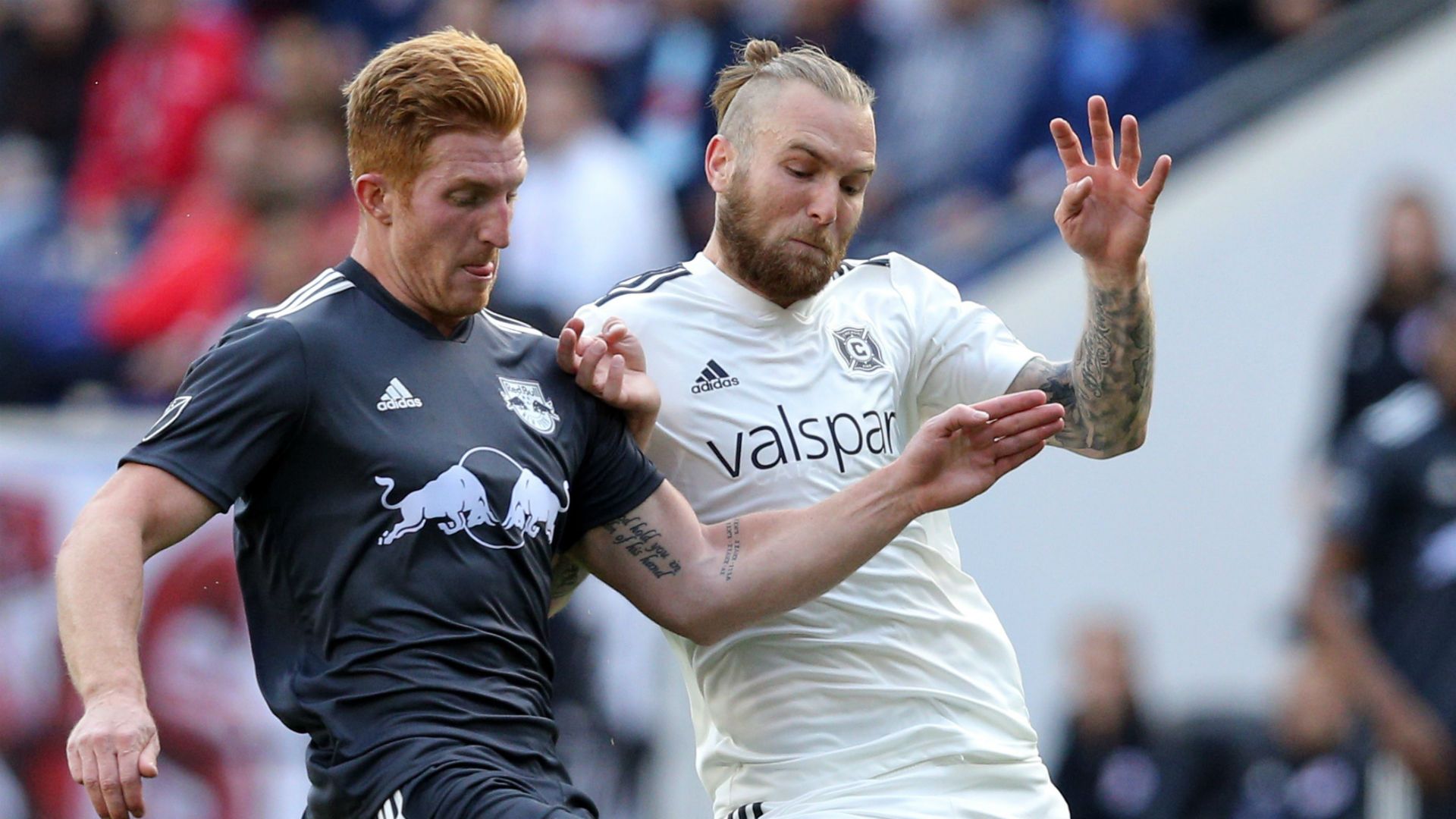 Aleksandar Katai Tim Parker Chicago Fire New York Red Bulls MLS