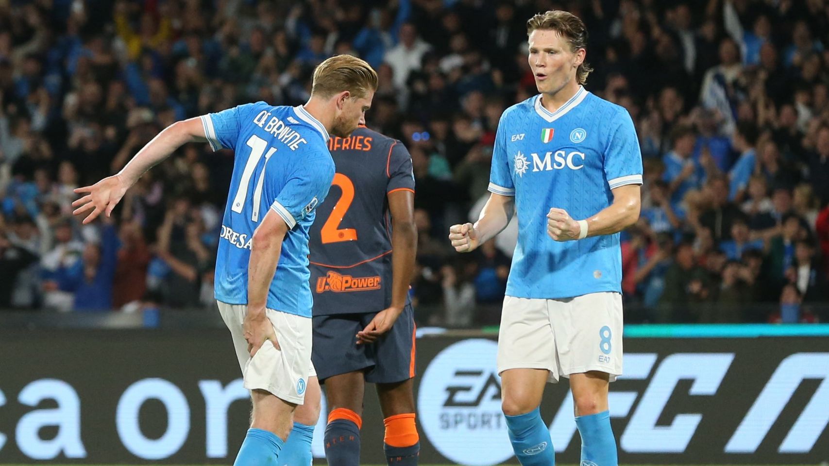 De Bruyne McTominay 2-1