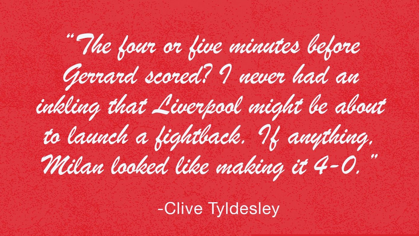 Liverpool AC Milan 2005 Champions League GFX