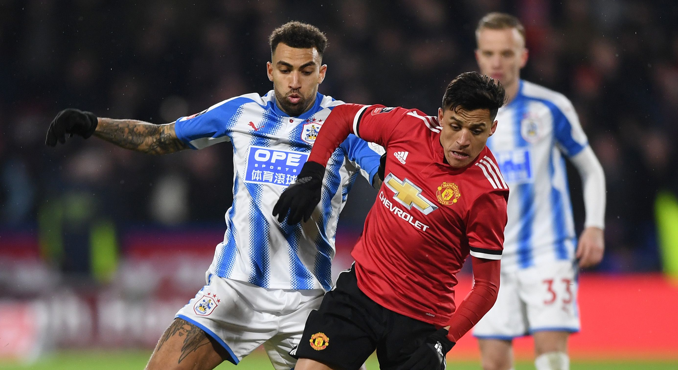 Alexis Sanchez Manchester United Huddersfield Town