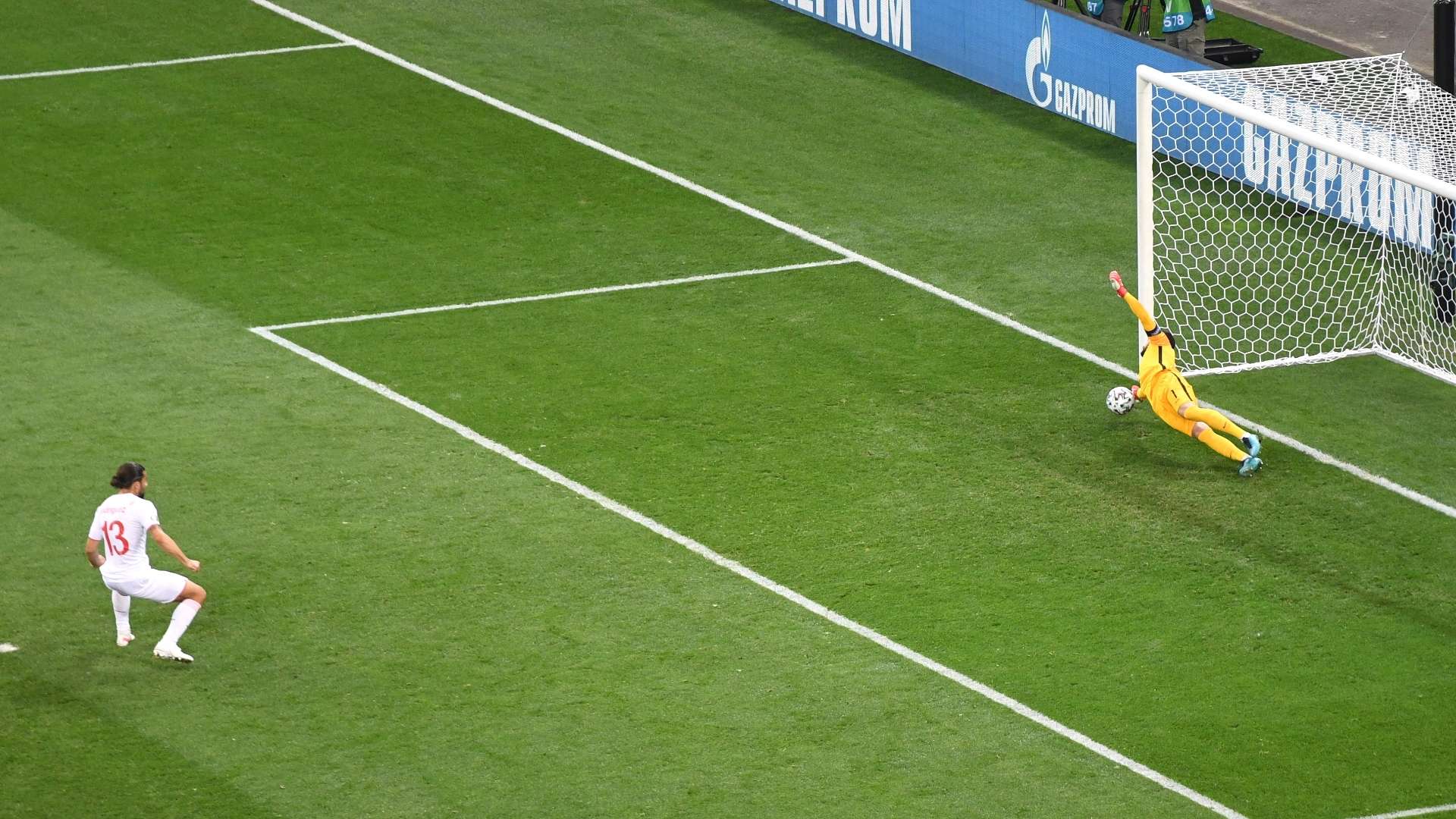 Ricardo Rodriguez penalty, France vs Switzerland, Euro 2020