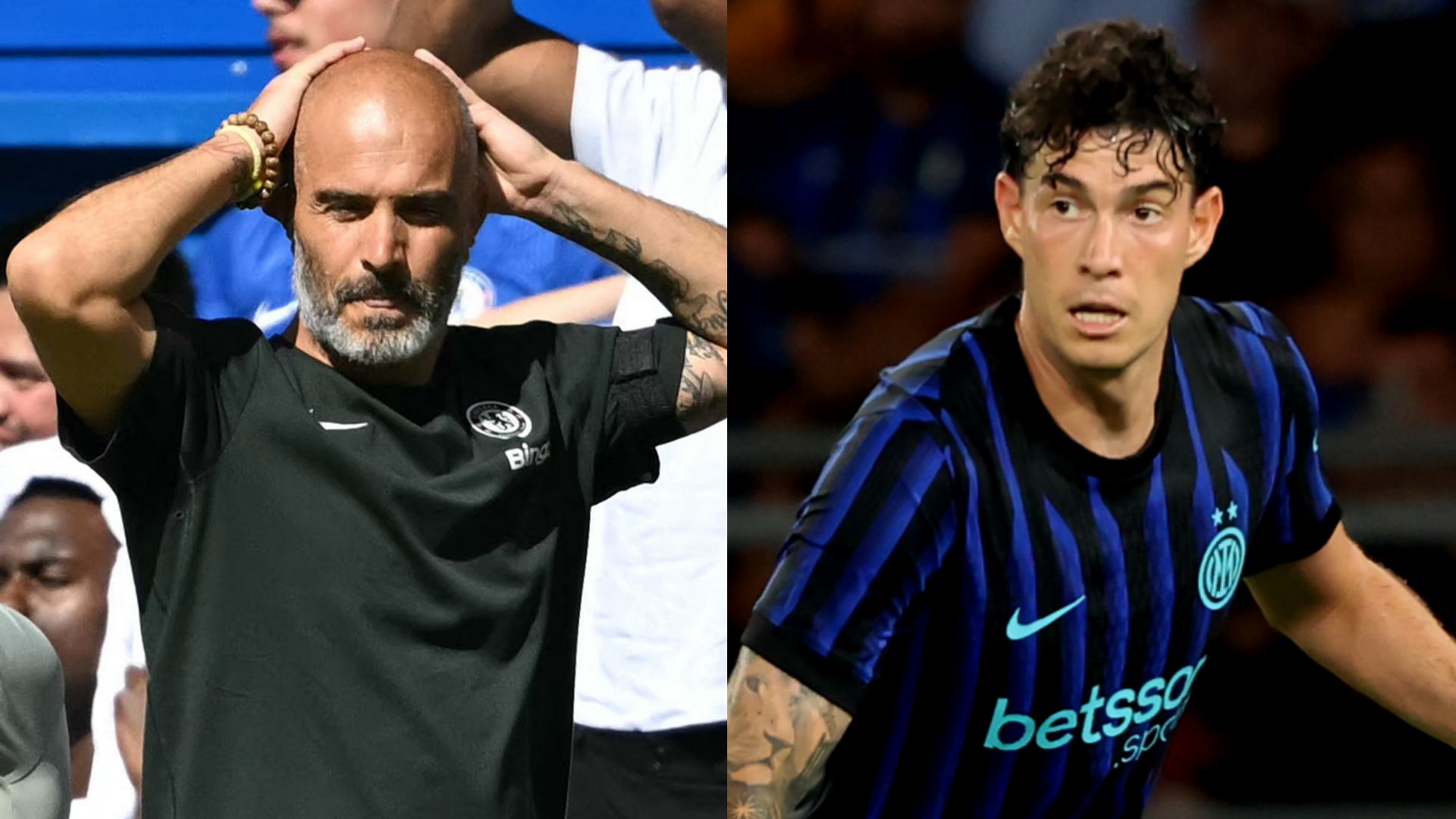 Enzo Maresca Alessandro Bastoni Chelsea 2025