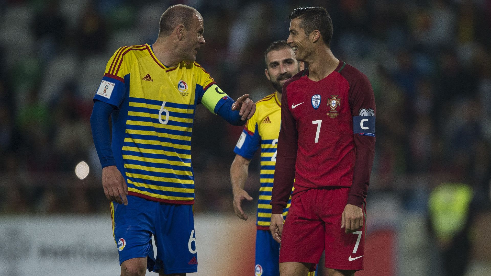 Ildefons Lima Cristiano Ronaldo Andorra Portogallo