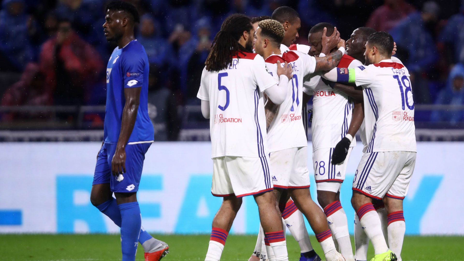 Tanguy Ndombele Lyon Hoffenheim UEFA Champions League 07112018