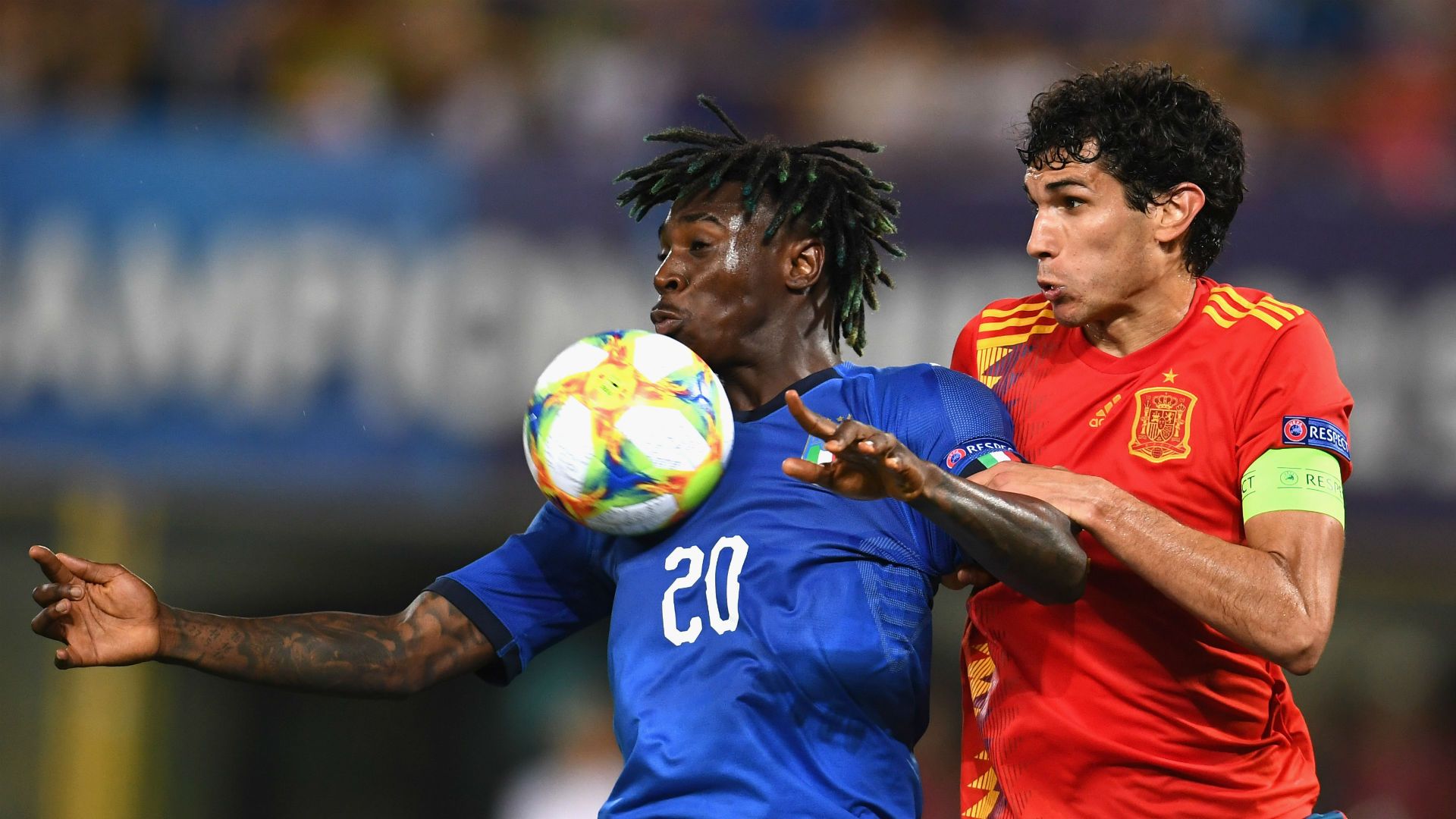 Moise Kean Italy Spain Under 21