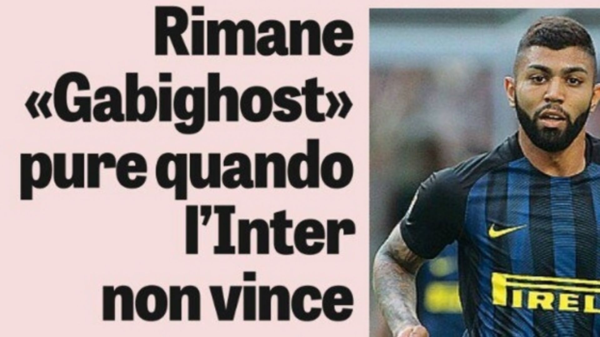 Gabigol Gabriel Internazionale Gazzetta dello Sport