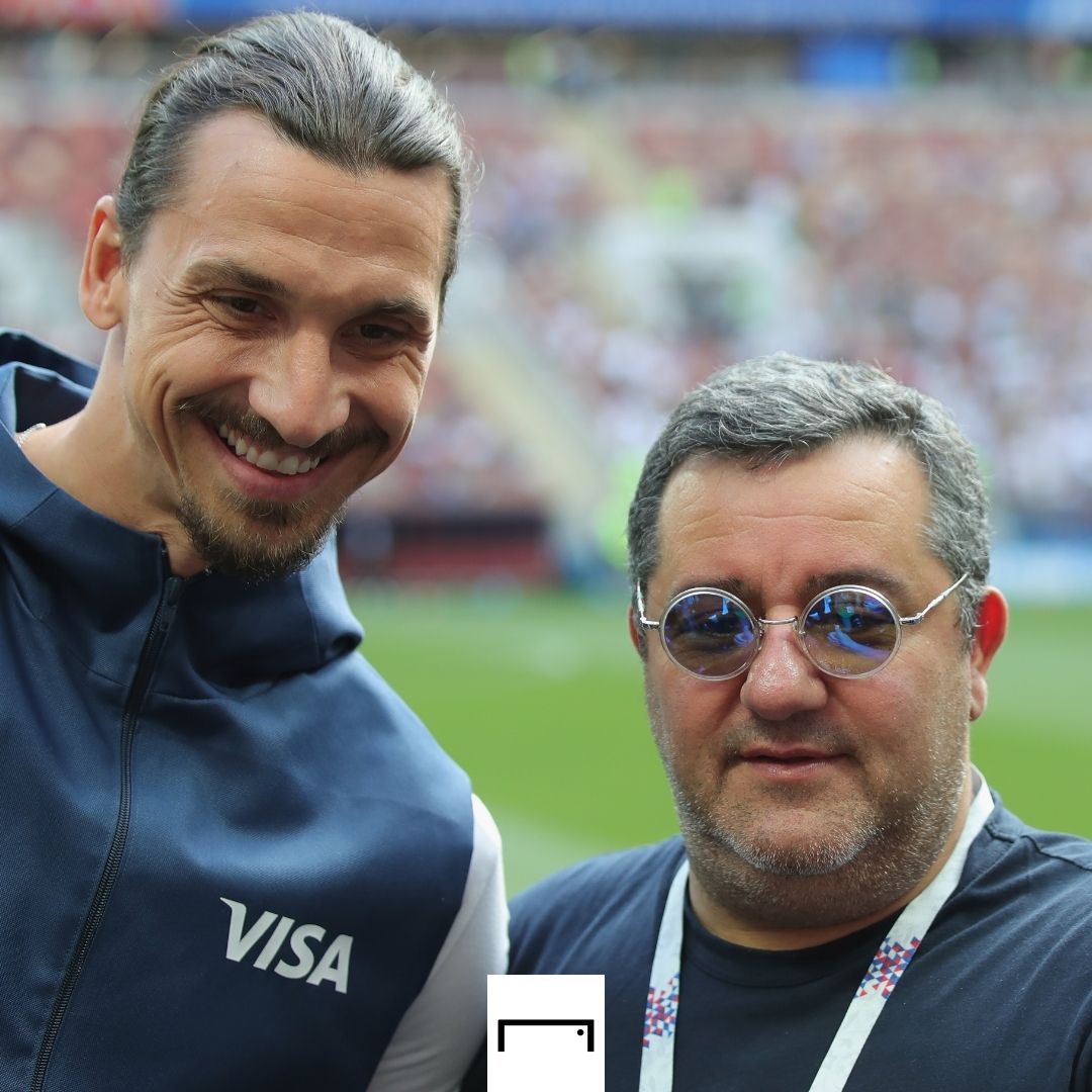 Mino Raiola Zlatan Ibrahimovic GFX