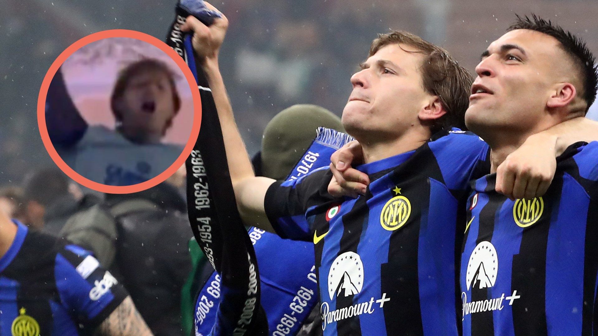 Barella festa Scudetto