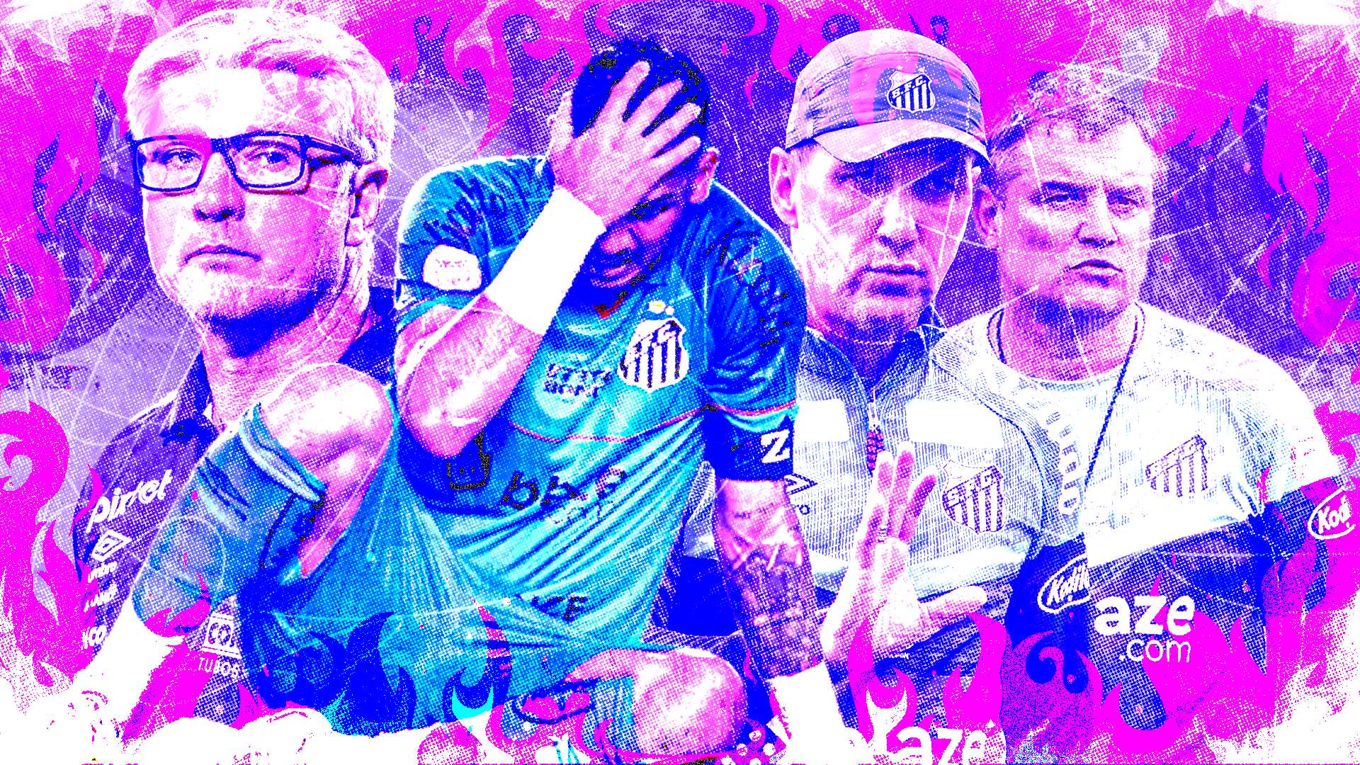 GFX Santos 2023 rebaixamento