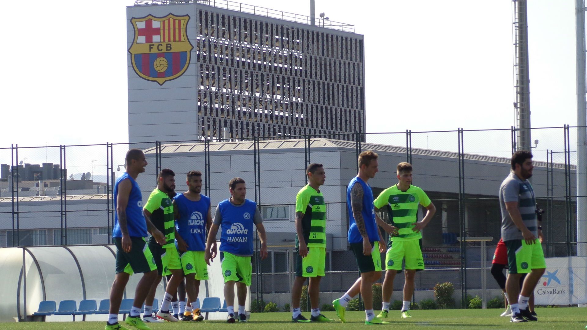Chapecoense treino Barcelona 07 08 2017