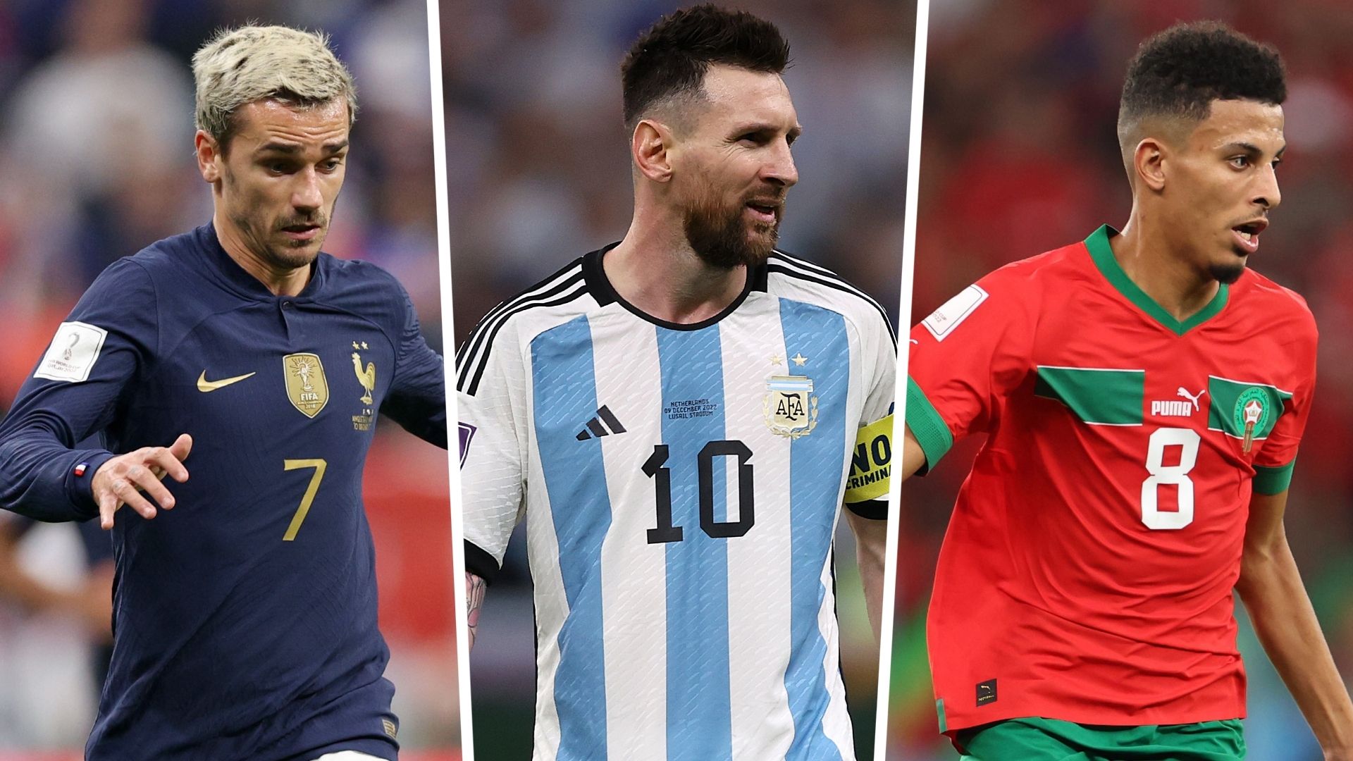 Griezmann Messi Ounahi