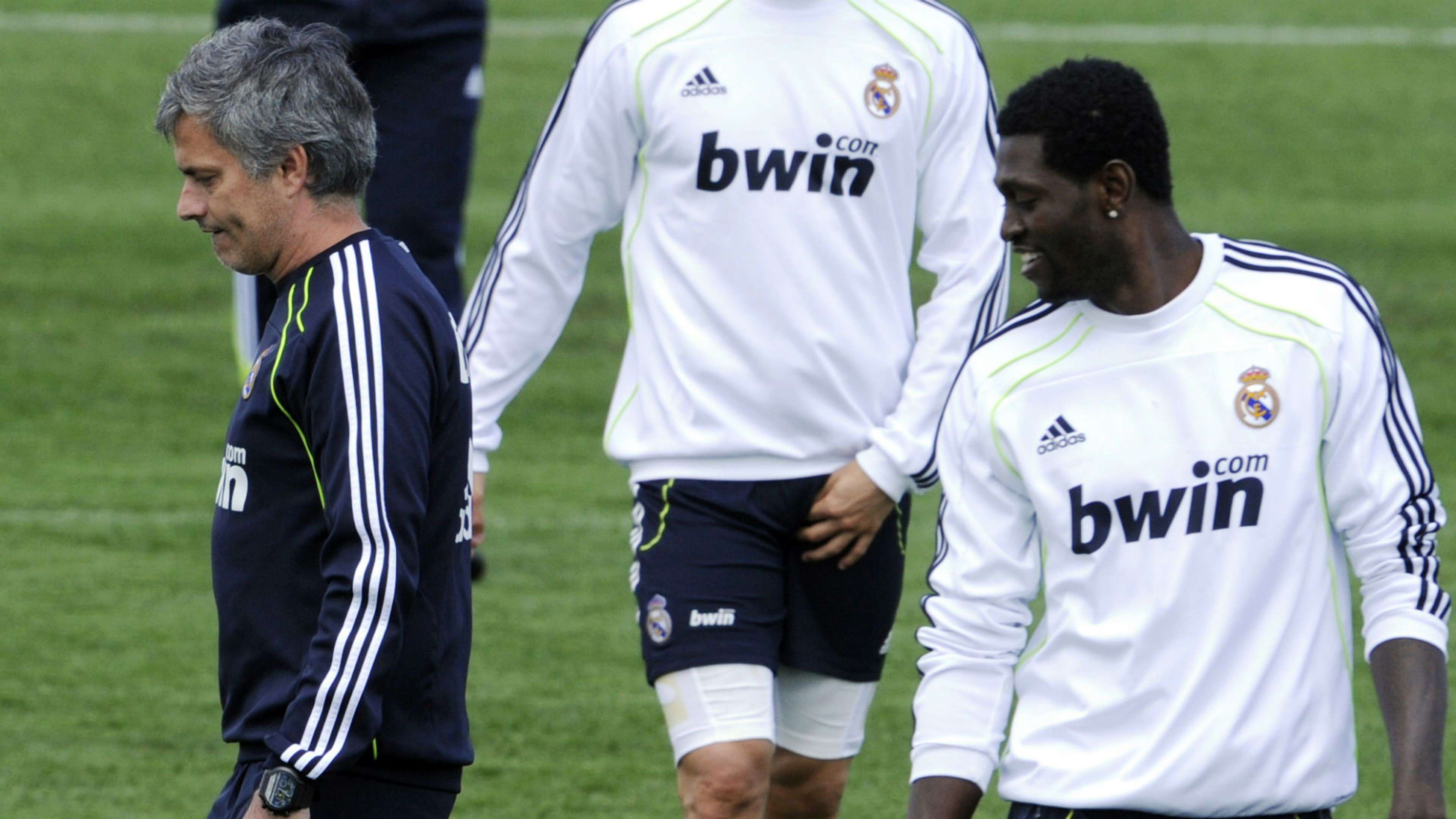 Mourinho and Adebayor