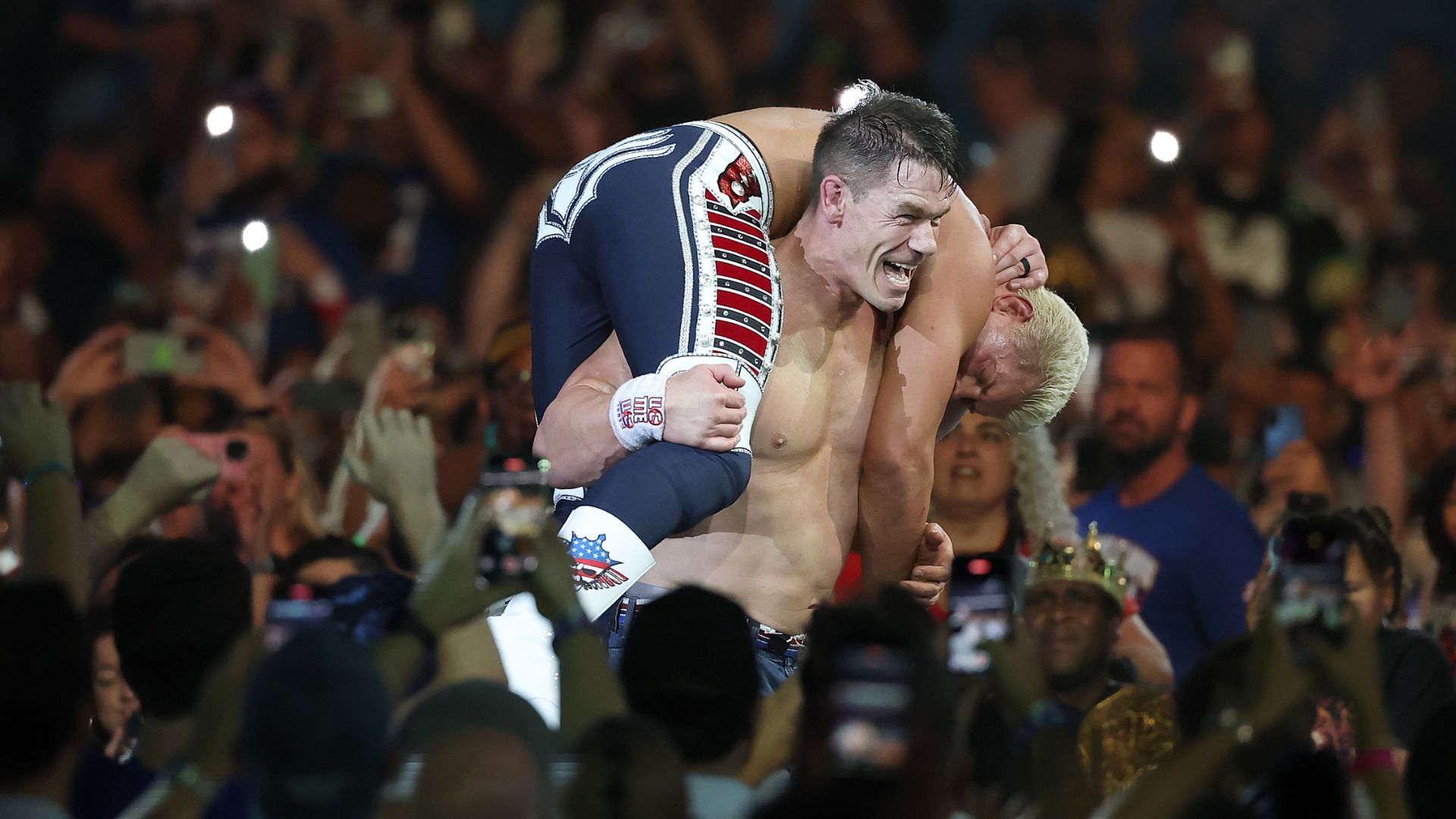 WWE Summer Slam John Cena + Cody Rhodes