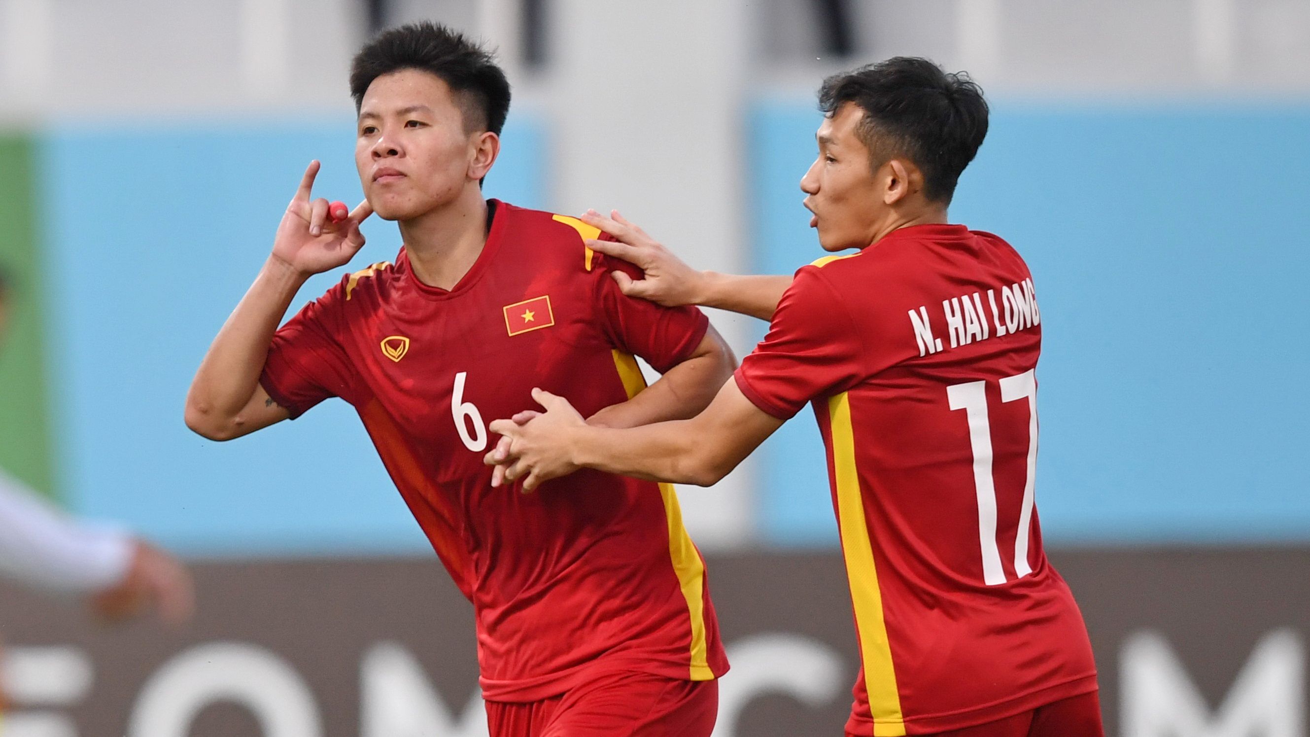 Vu Tien Long Nguyen Hai Long U23 Vietnam vs U23 South Korea 2022 AFC U23 Asian Cup