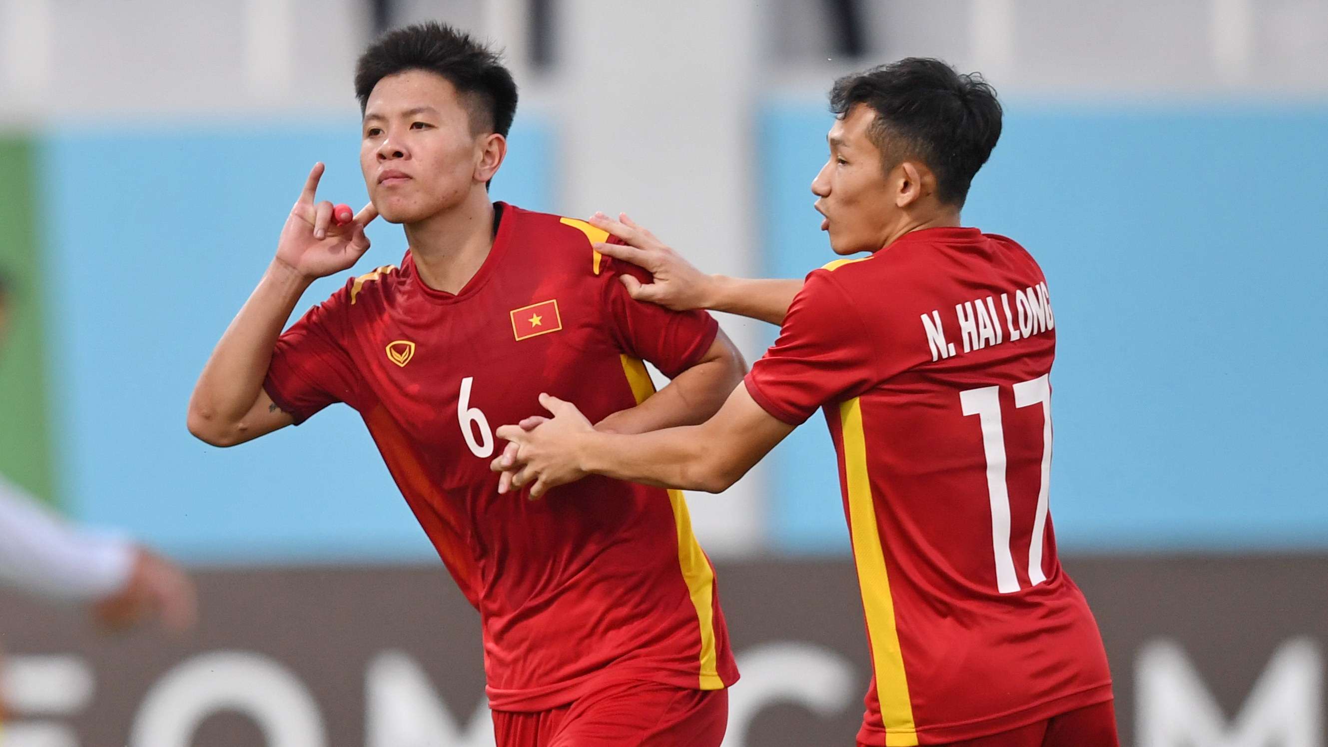 Vu Tien Long Nguyen Hai Long U23 Vietnam vs U23 South Korea 2022 AFC U23 Asian Cup