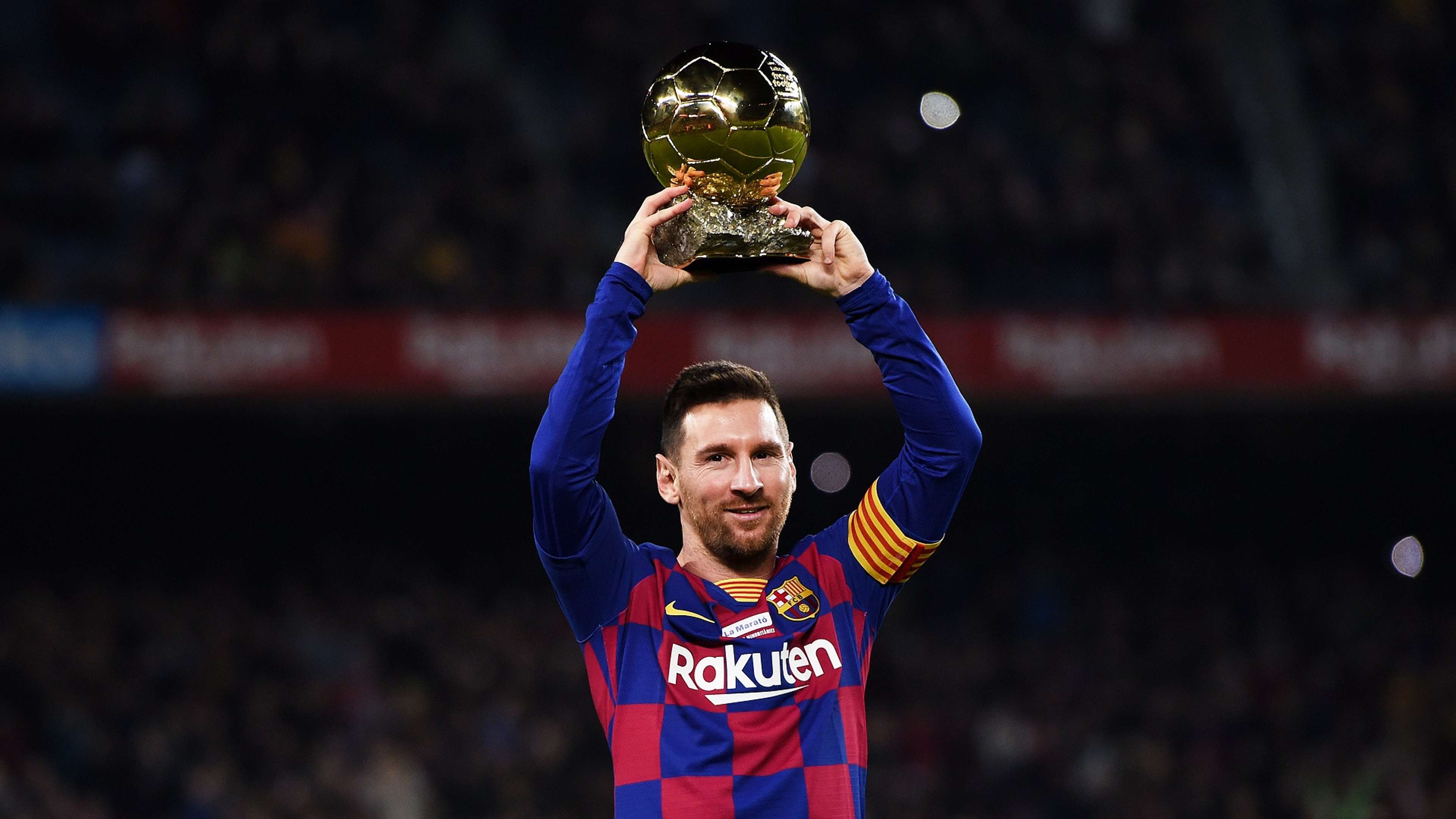 Messi Ballon d'ore camp nou Barcelona Mallorca