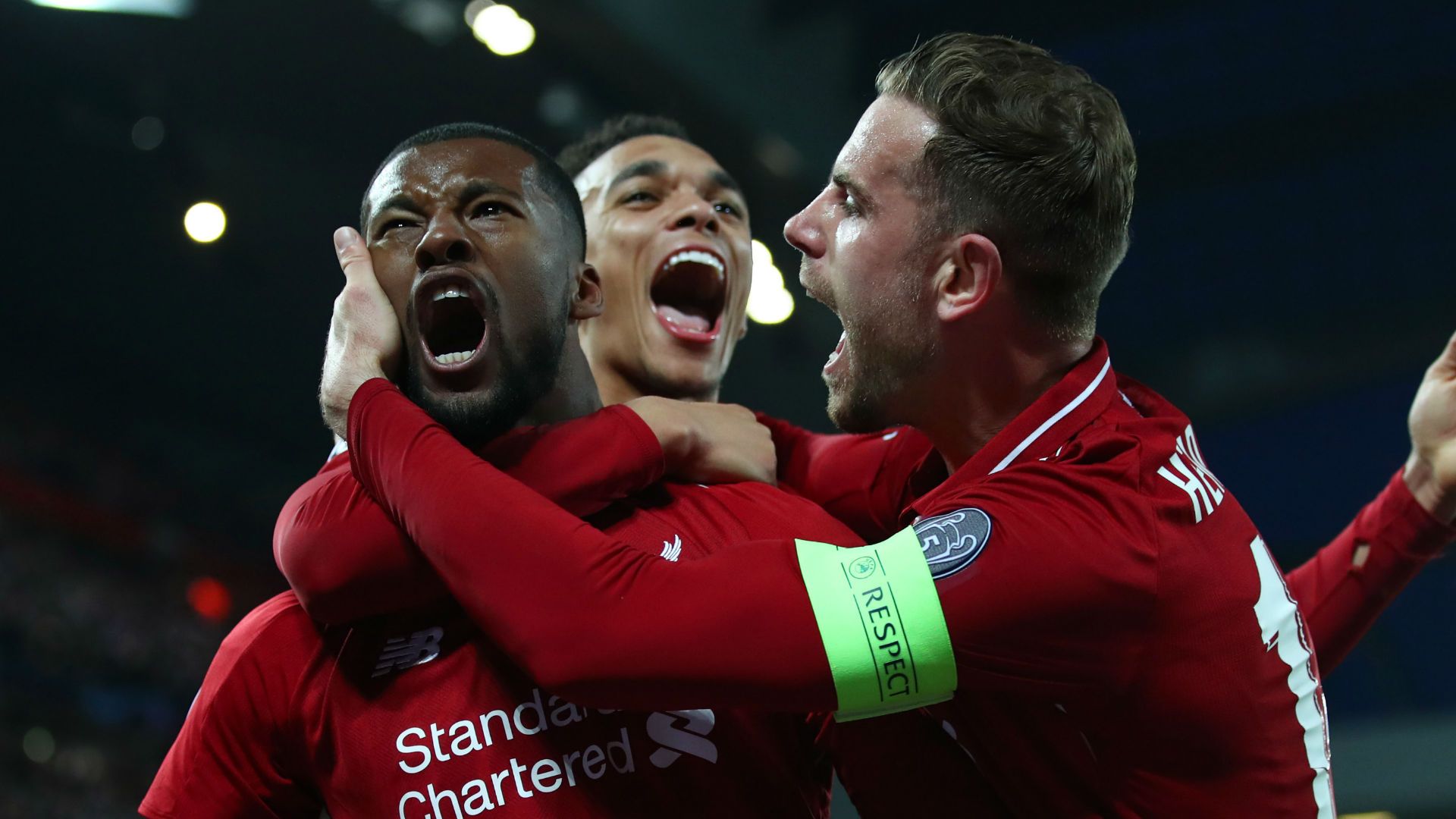 Wijnaldum Henderson Alexander-Arnold Liverpool Barcelona