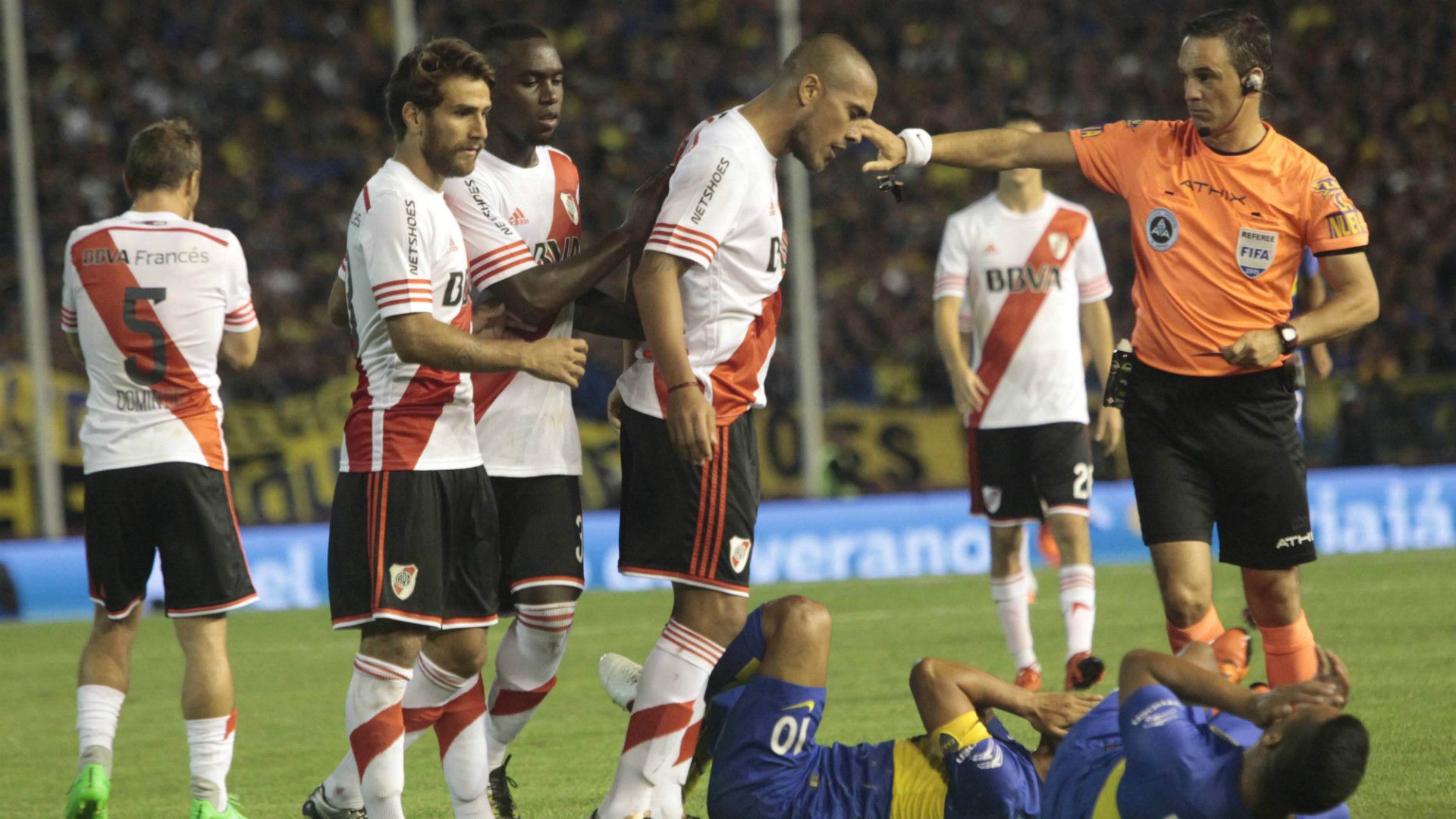 Maidana Tevez River Boca Superclásico Mar del Plata 2016